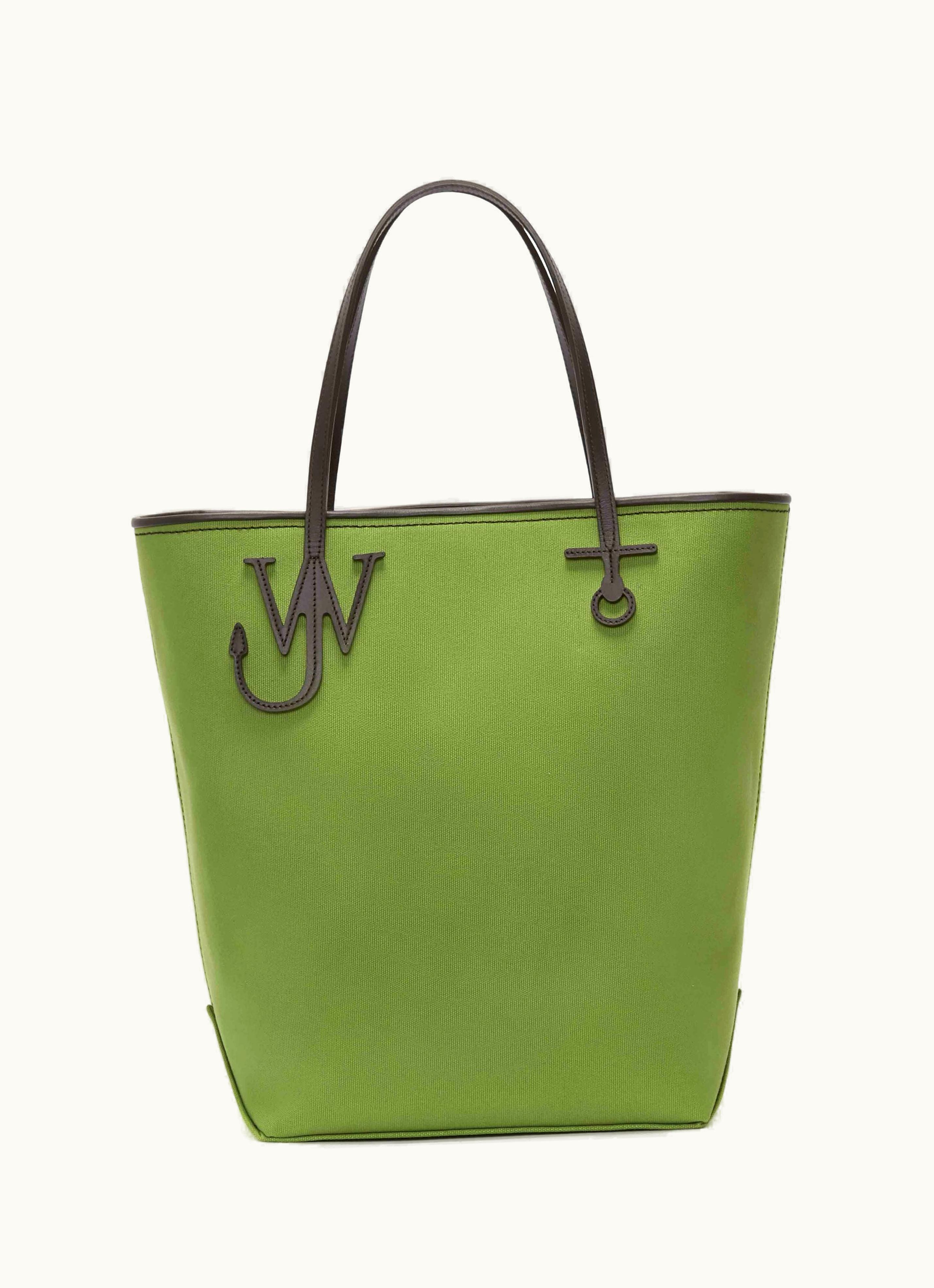 JW Anderson JW Anderson Tall Anchor Tote - Canvas Tote Bag In Green