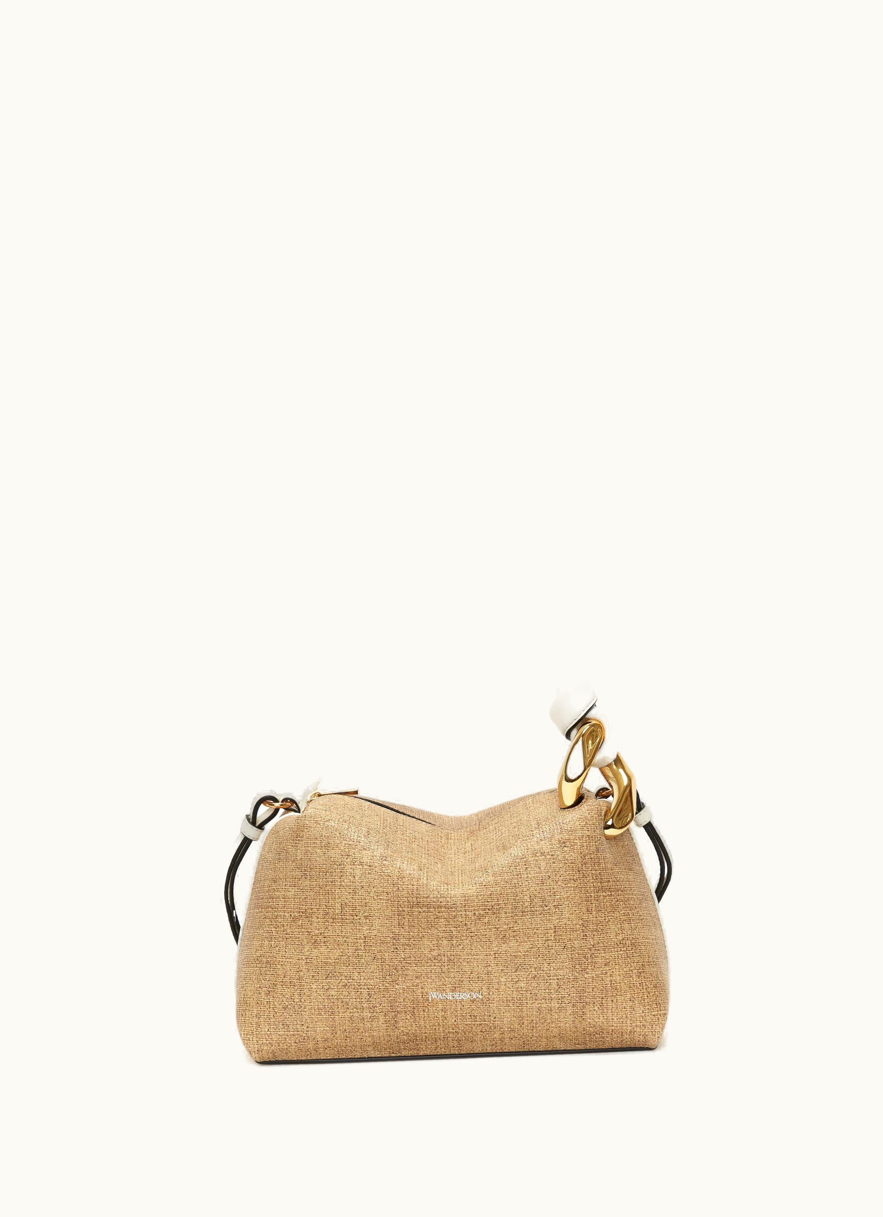 JW Anderson JW Anderson Small JWA Corner Bag - Leather Bag In Neutrals