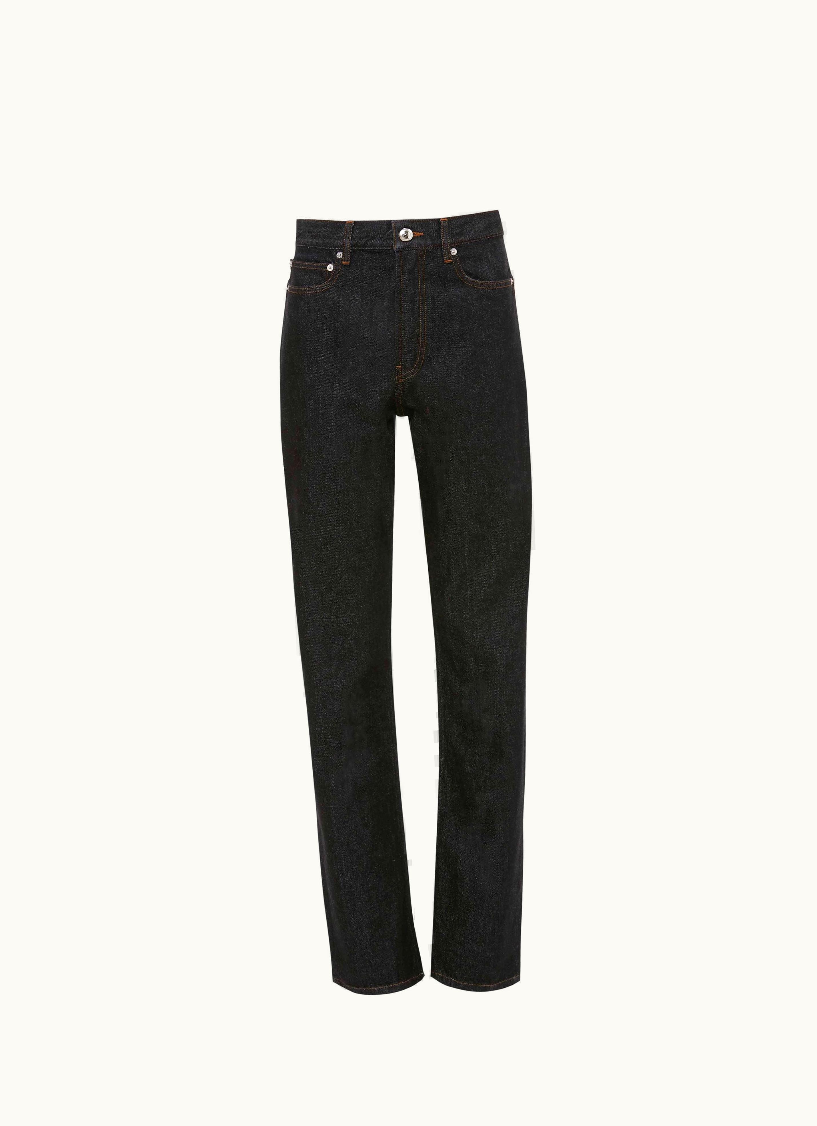 JW Anderson A.P.C. X JW Anderson APC Jean Willie Straight Leg Denim Jeans Organic Black