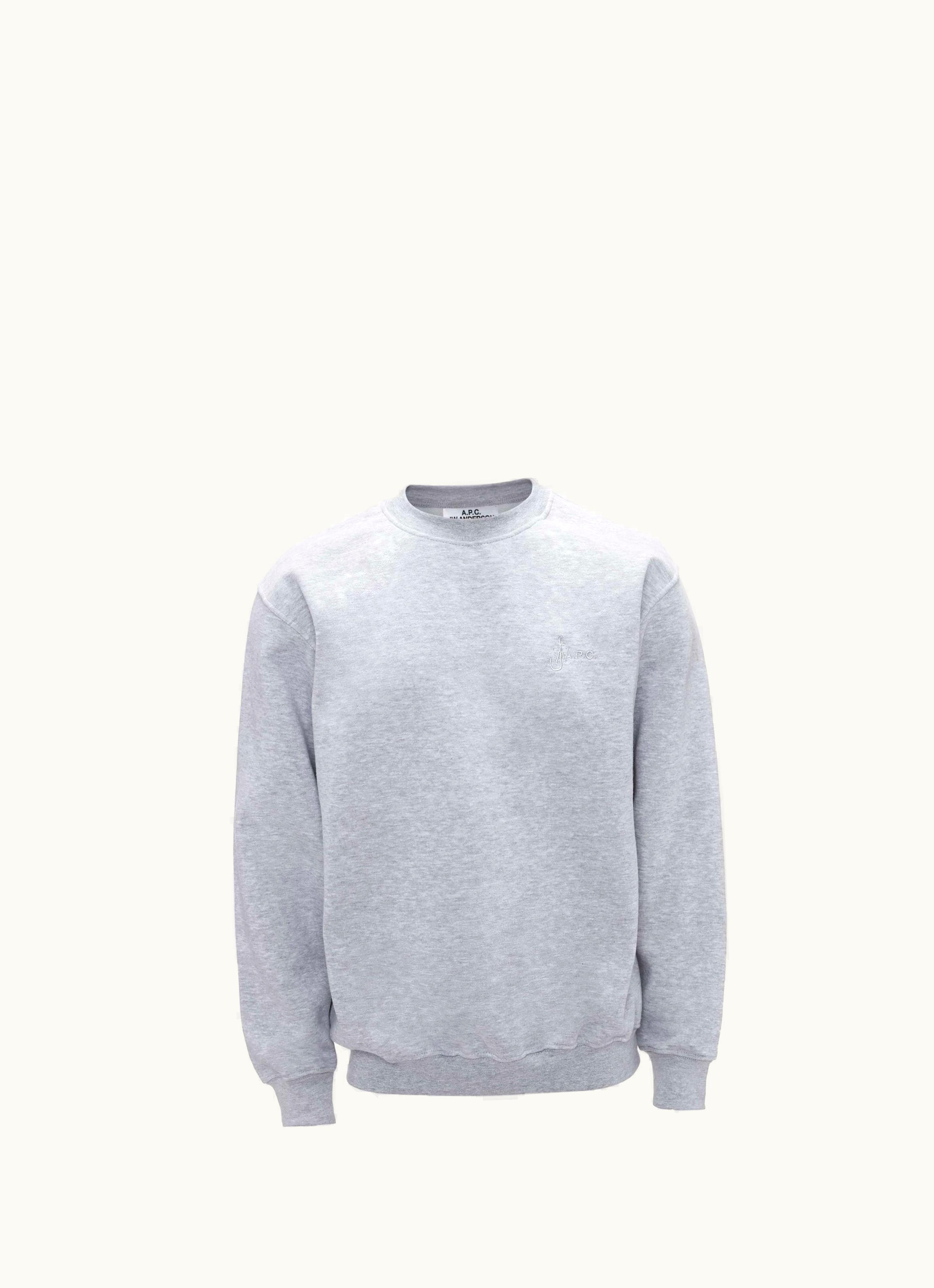 JW Anderson A.P.C. X JW Anderson - Sweat Rene - Crewneck Sweatshirt In Grey