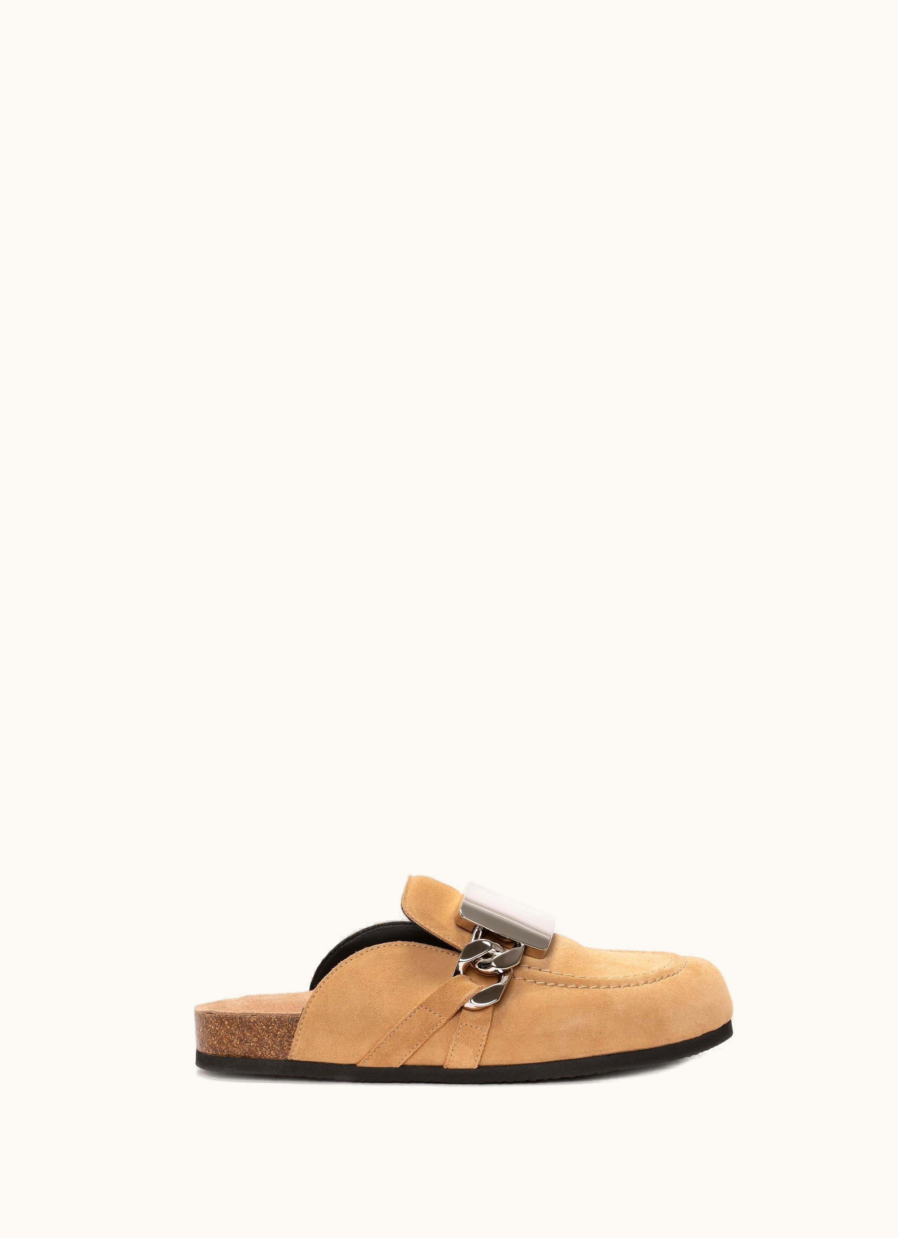 JW Anderson JW Anderson Gourmet Chain Loafer Mules In Neutrals