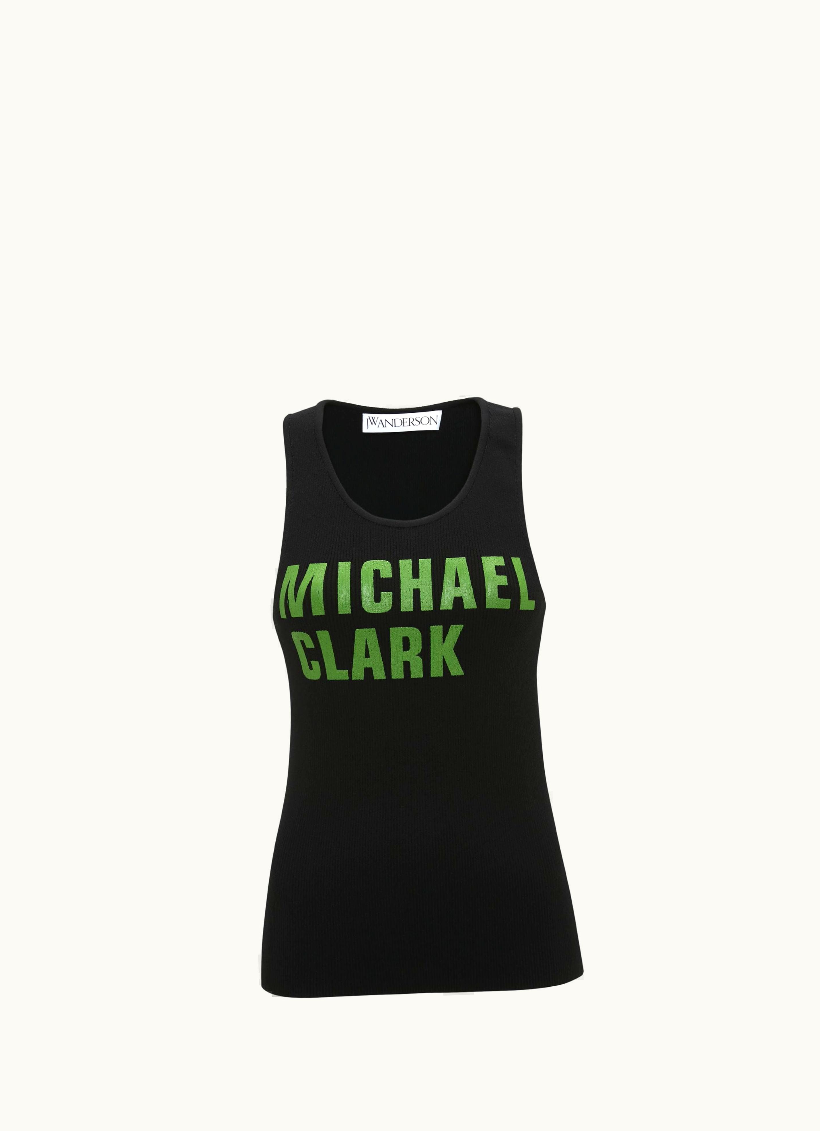 JW Anderson JW Anderson Michael Clark Printed Tank Top In Black