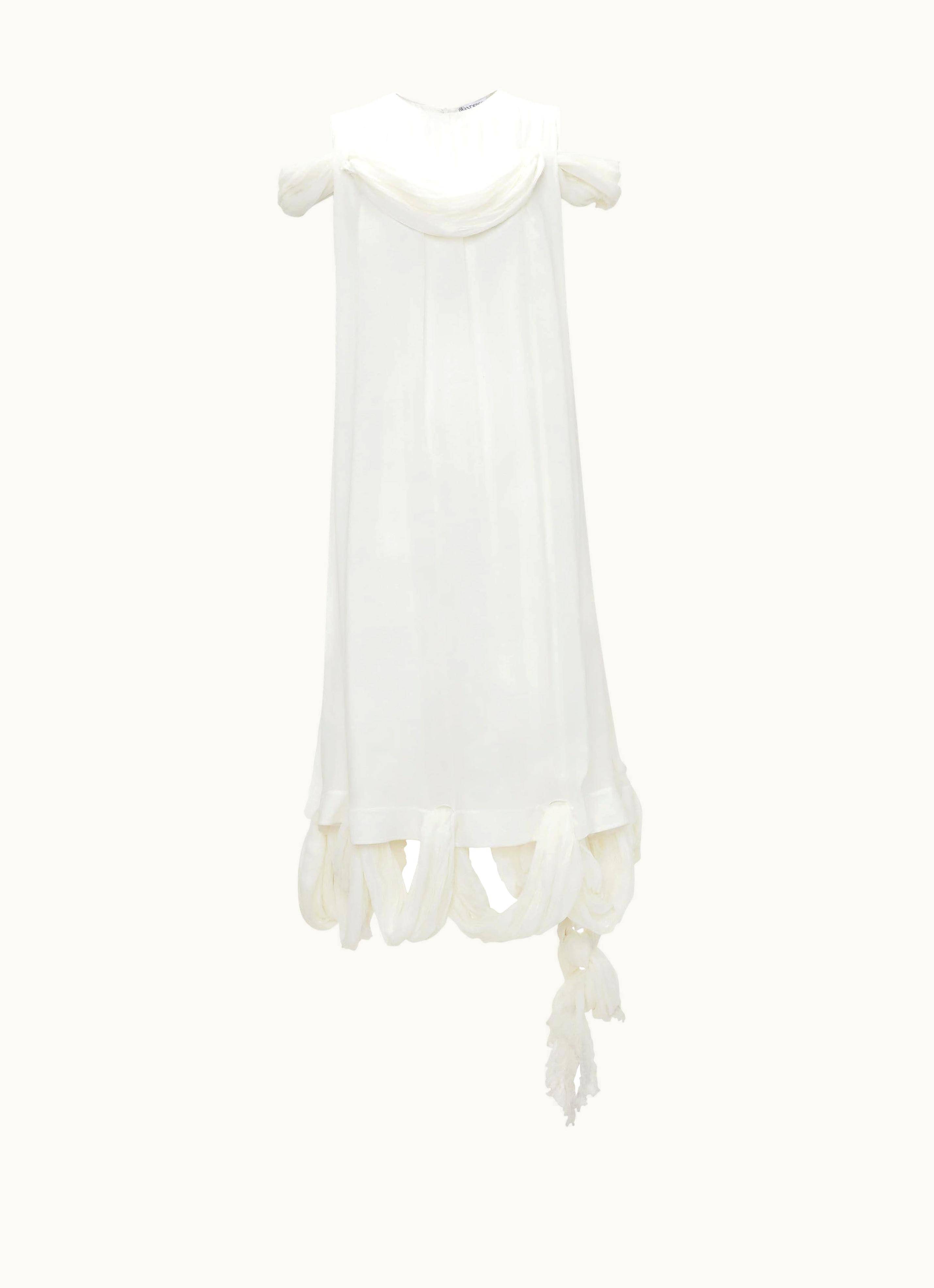 JW Anderson JW Anderson Sleeveless Midi Dress In White