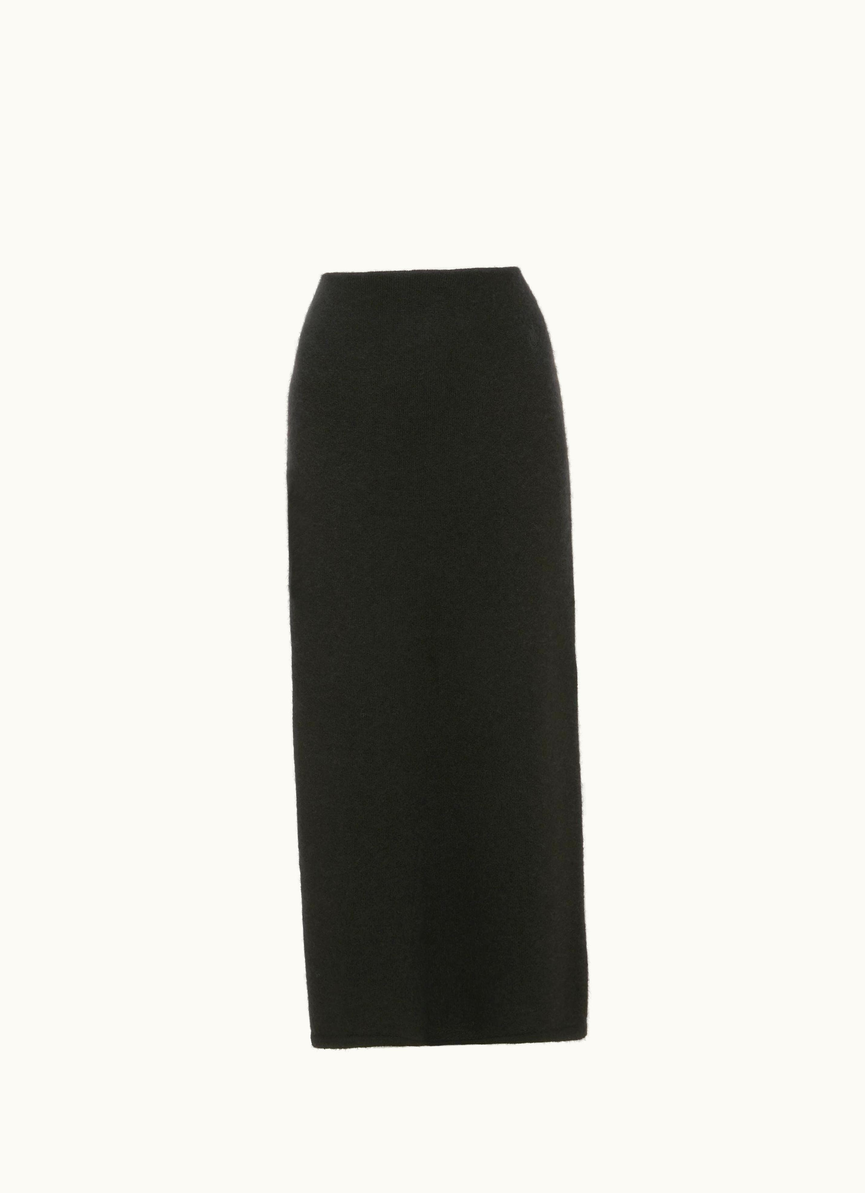 JW Anderson JW Anderson Side Slit Tube Skirt In Black