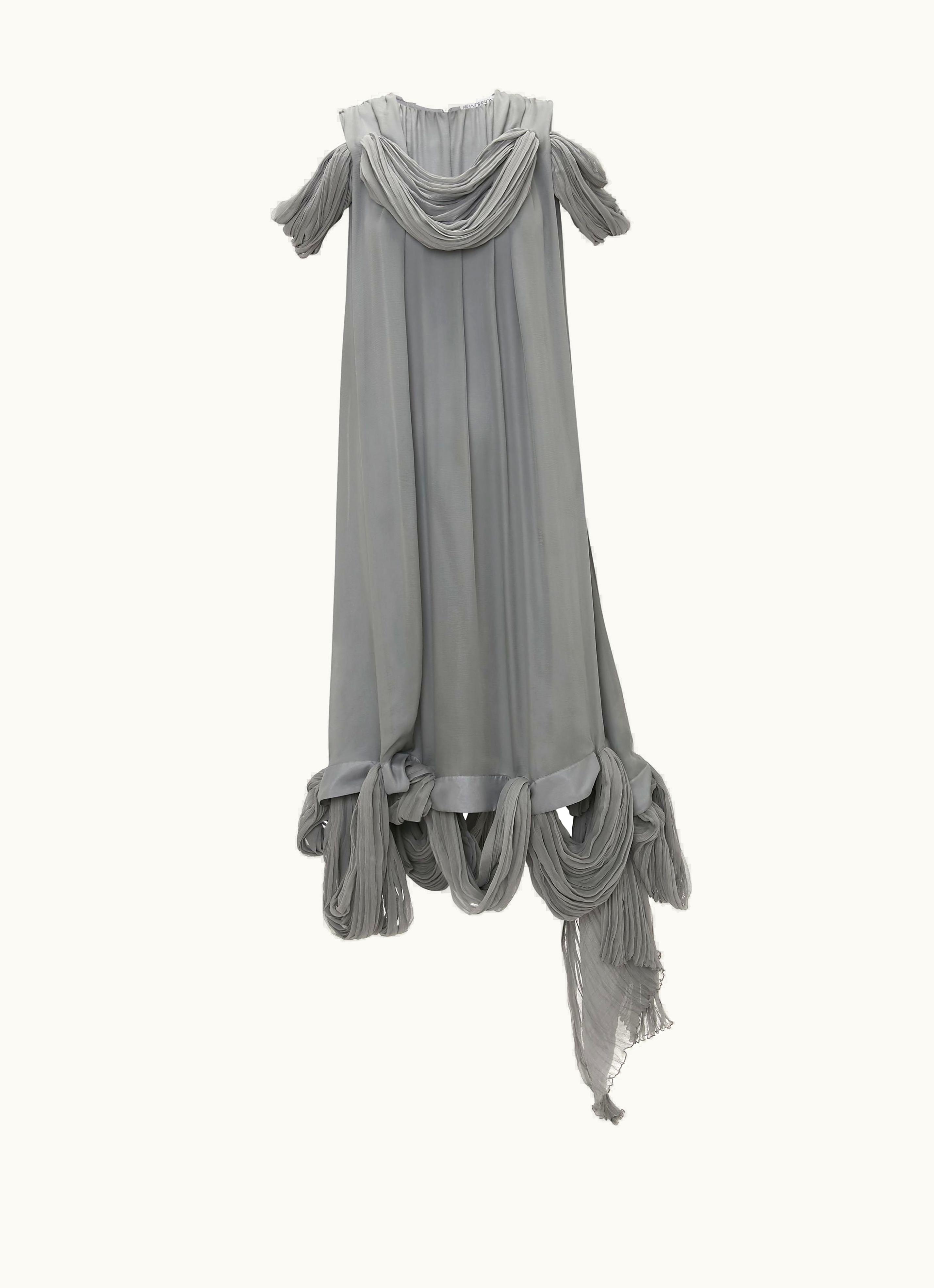 JW Anderson JW Anderson Sleeveless Midi Dress In Grey