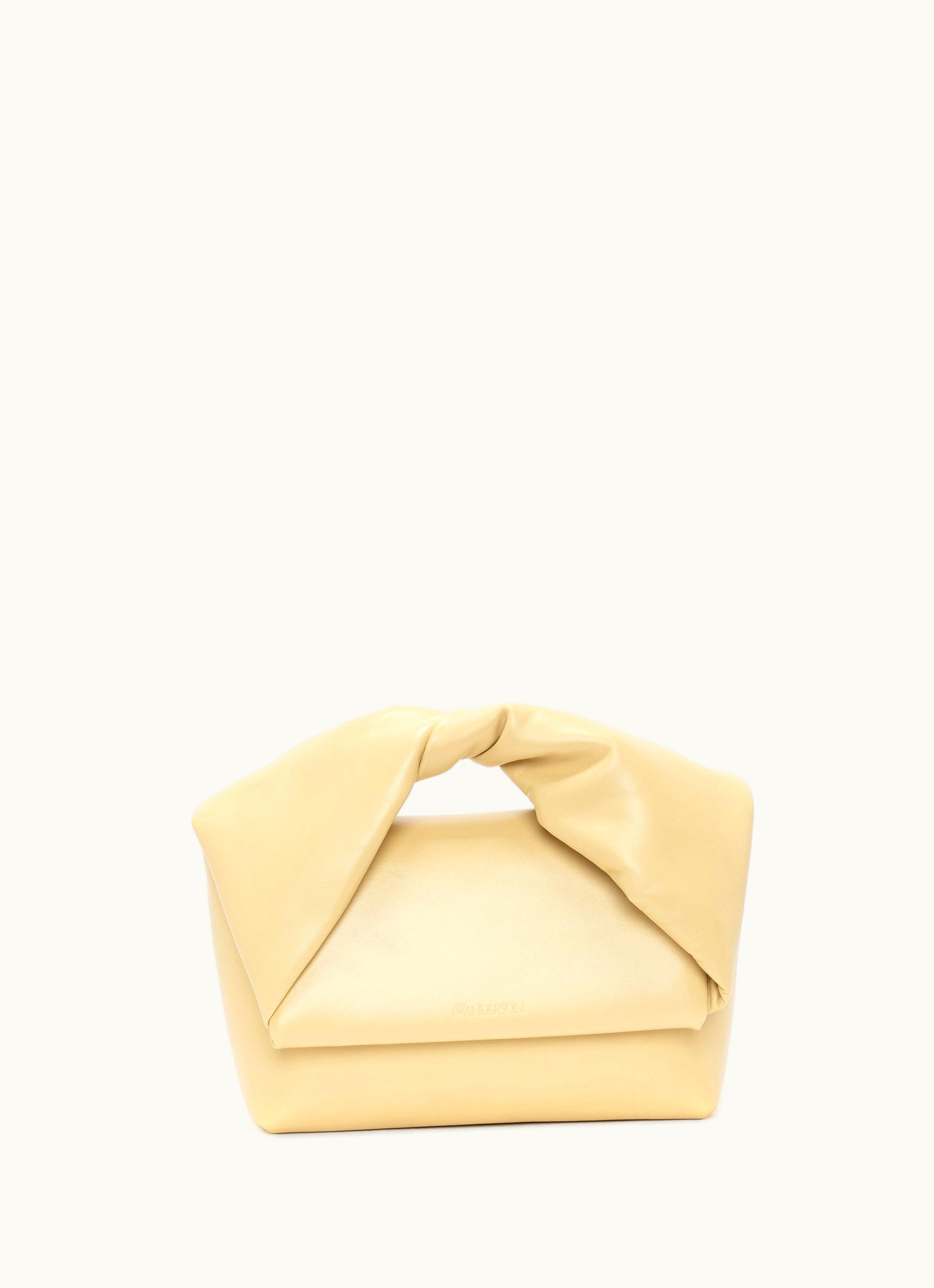 JW Anderson JW Anderson Twisted Top Handle Bag Large Butter Yellow
