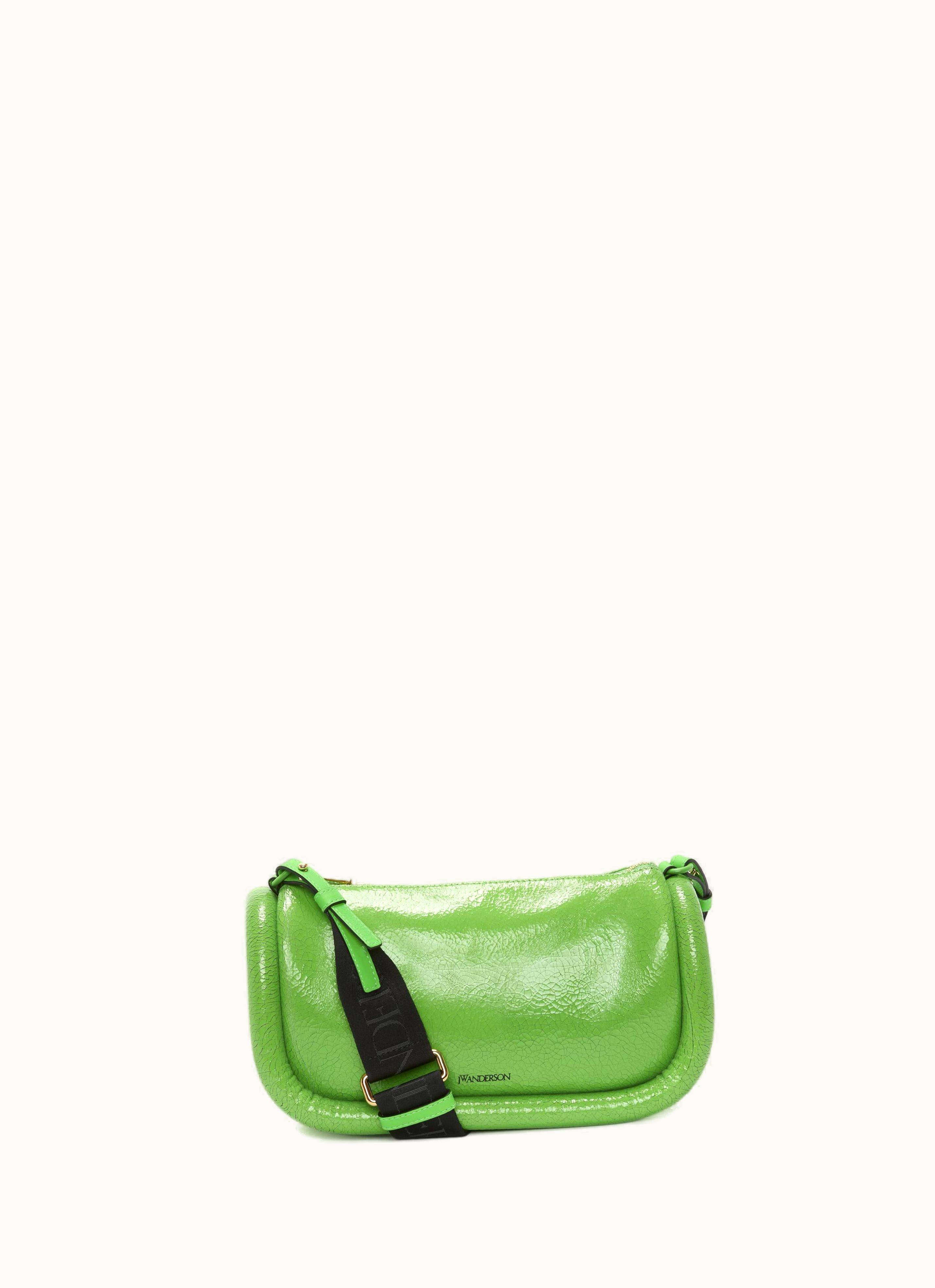 JW Anderson JW Anderson BUMPER-15 - Leather Crossbody Bag In Green