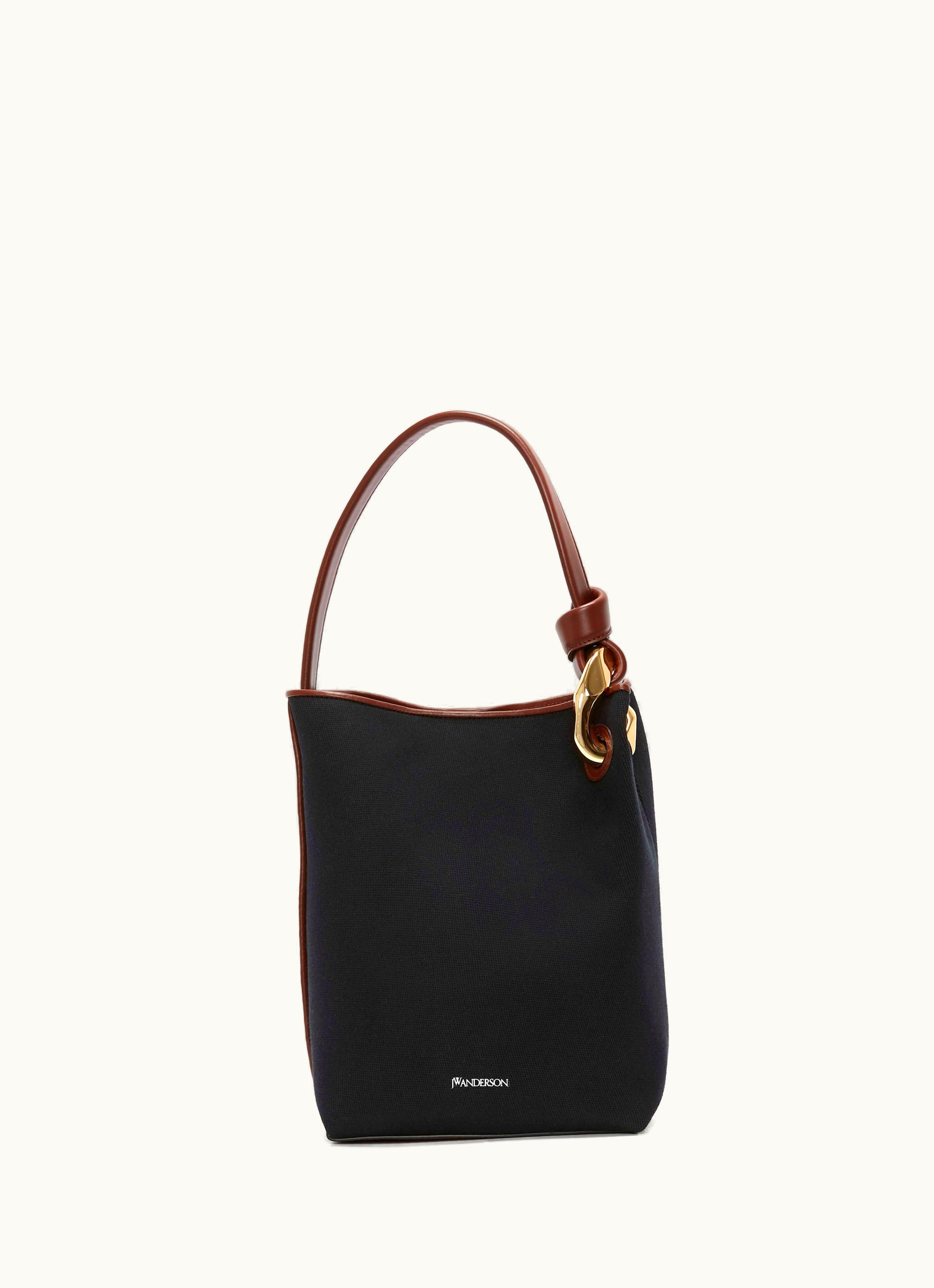JW Anderson JW Anderson JWA Corner Bucket - Canvas Top Handle Bag In Blue