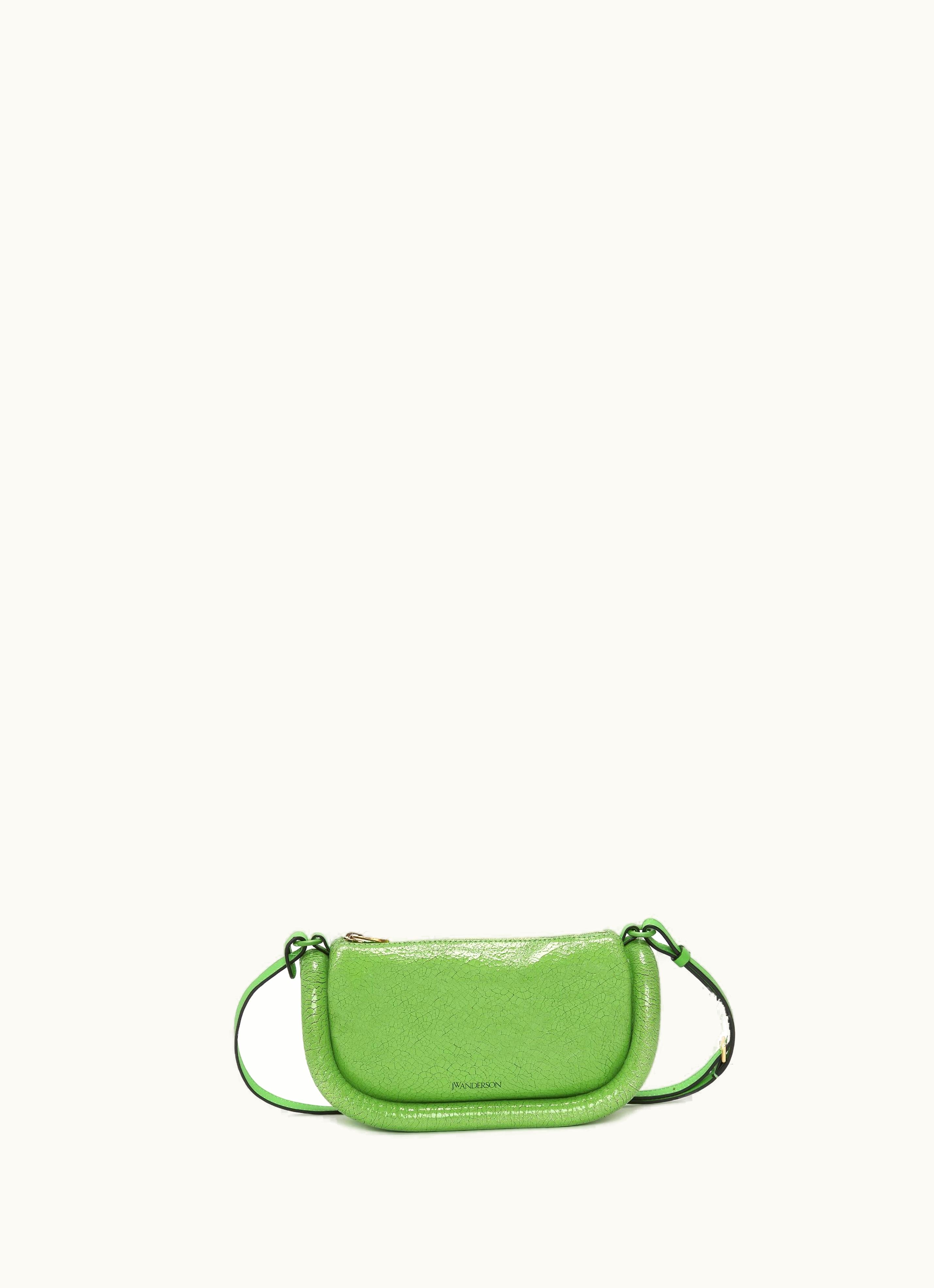 JW Anderson JW Anderson BUMPER-12 Leather Crossbody Bag in Neon Green