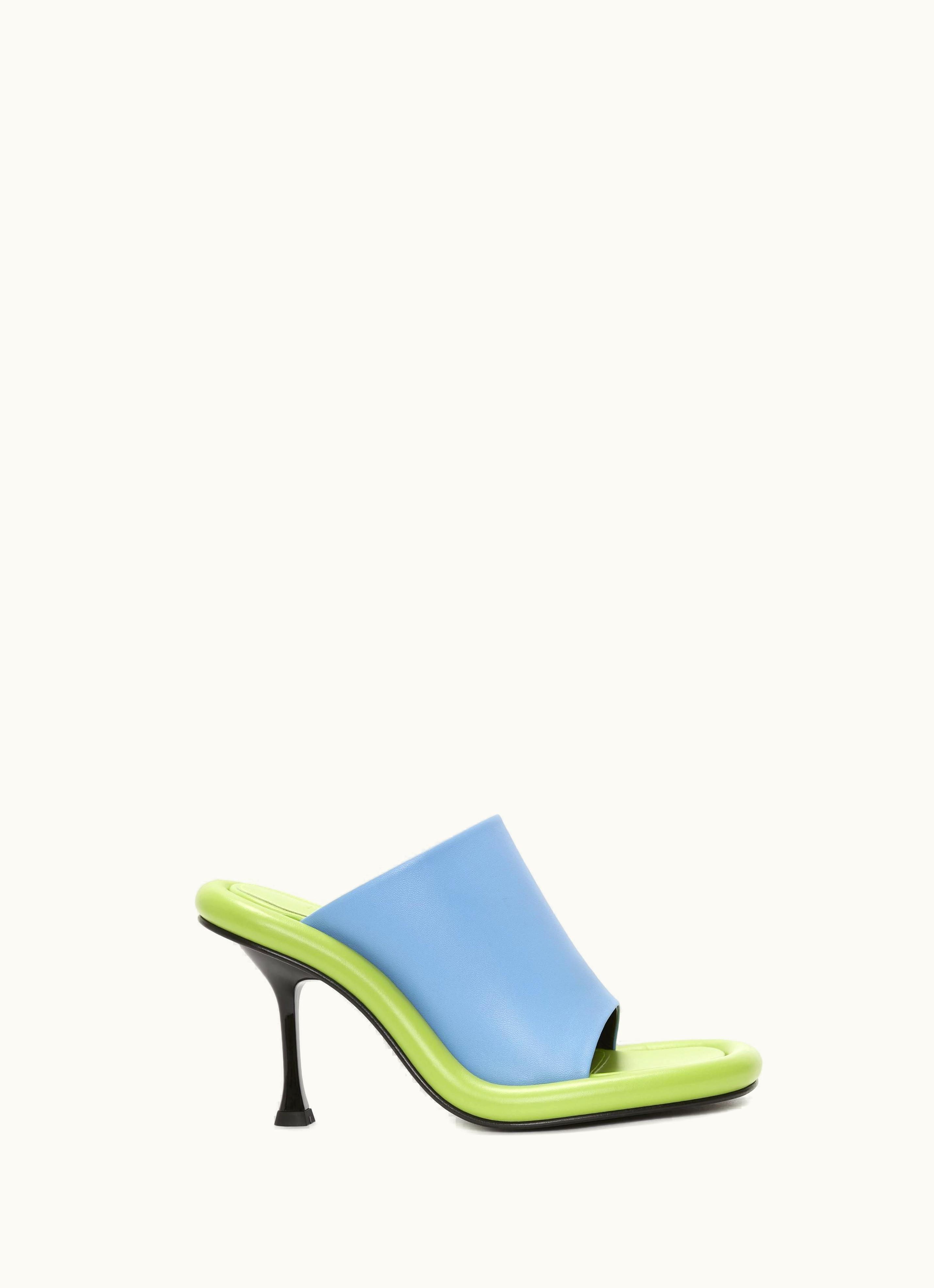 JW Anderson JW Anderson BUMPER-TUBE Leather Mules In Blue