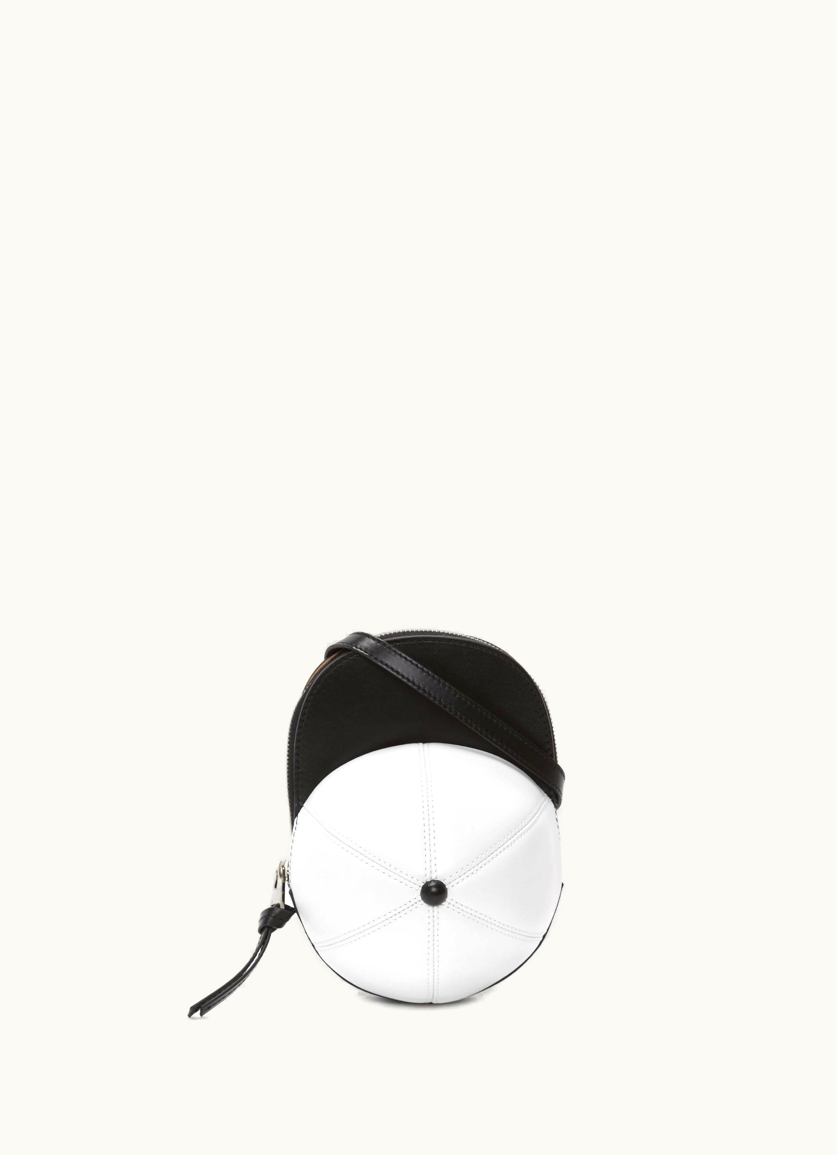JW Anderson JW Anderson Medium Cap Bag - Leather Crossbody Bag In White
