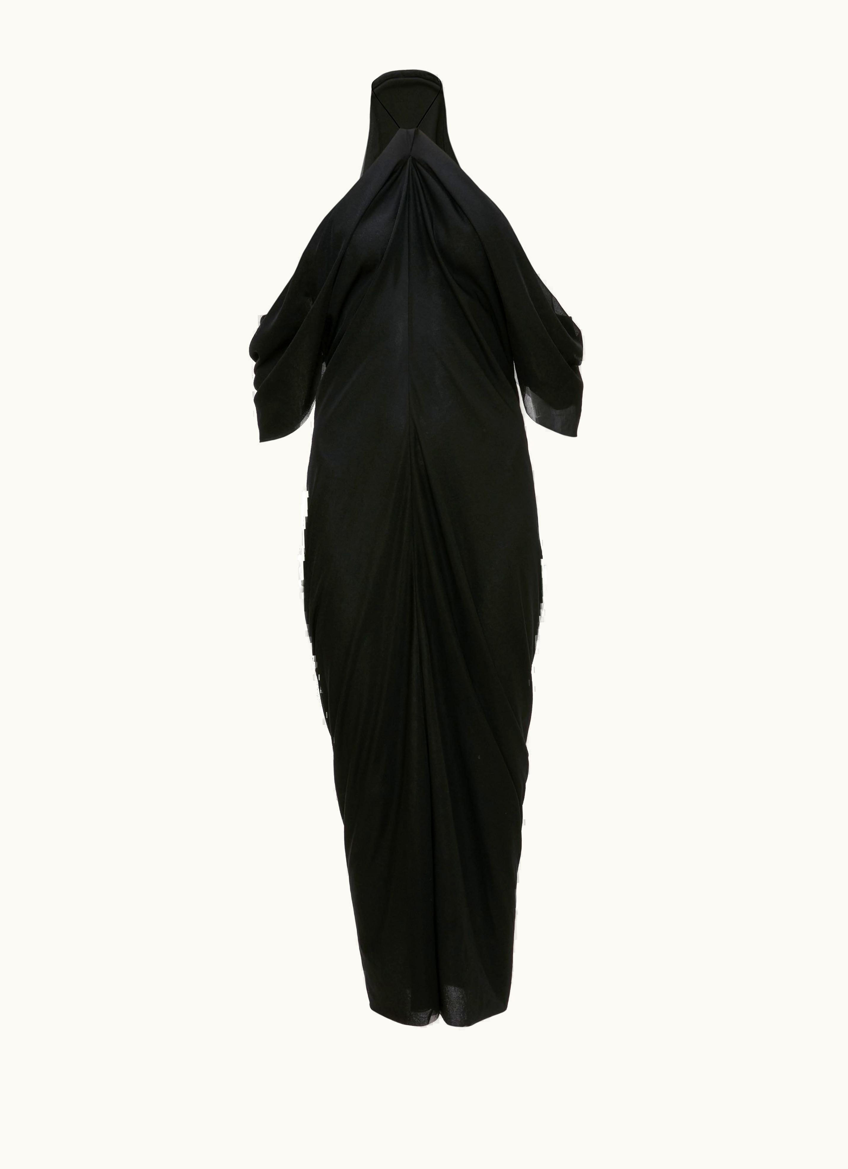 JW Anderson JW Anderson Long Cold Shoulder Dress In Black