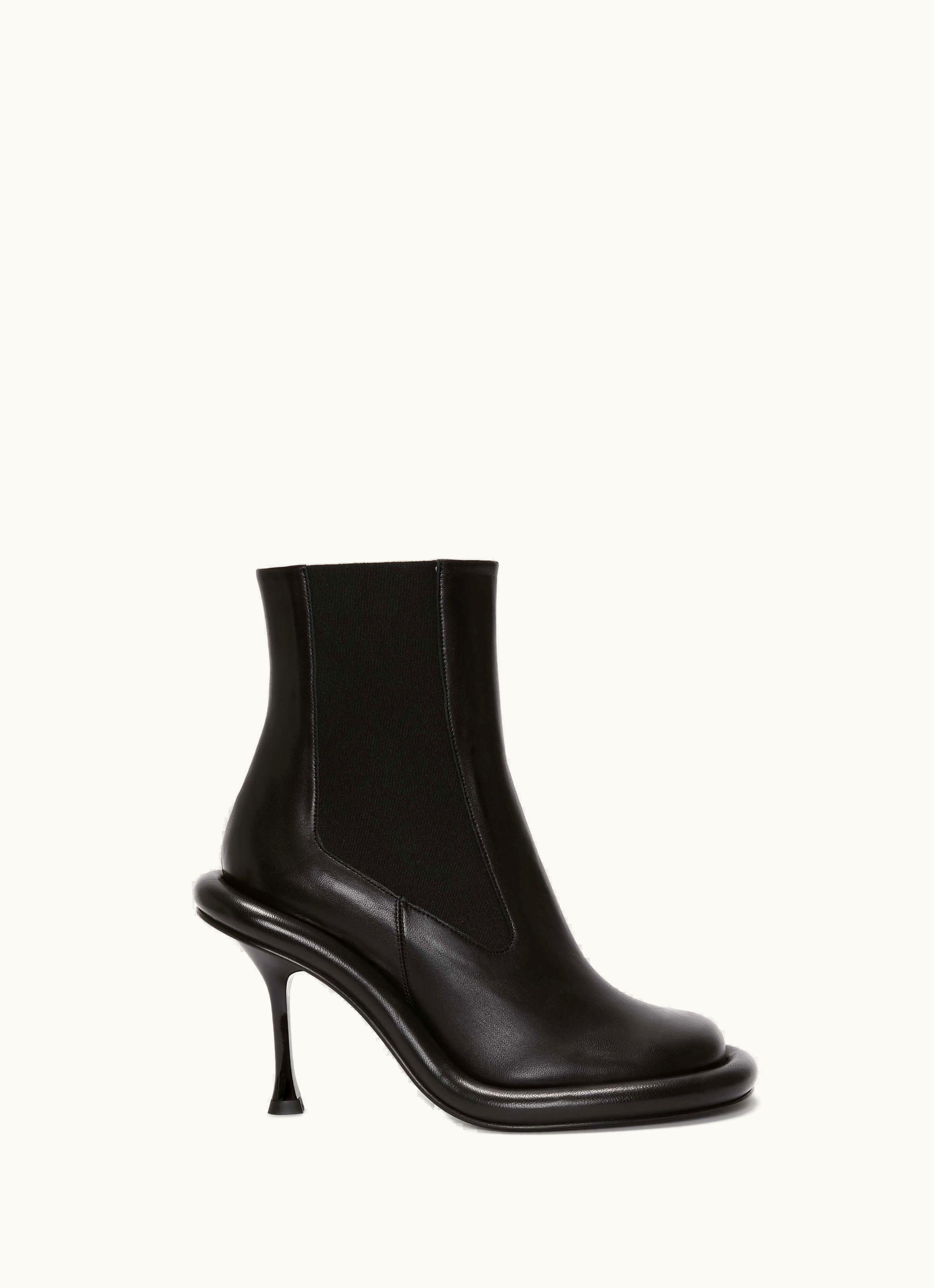JW Anderson JW Anderson Chelsea BUMPER-TUBE Heel Boots In Black