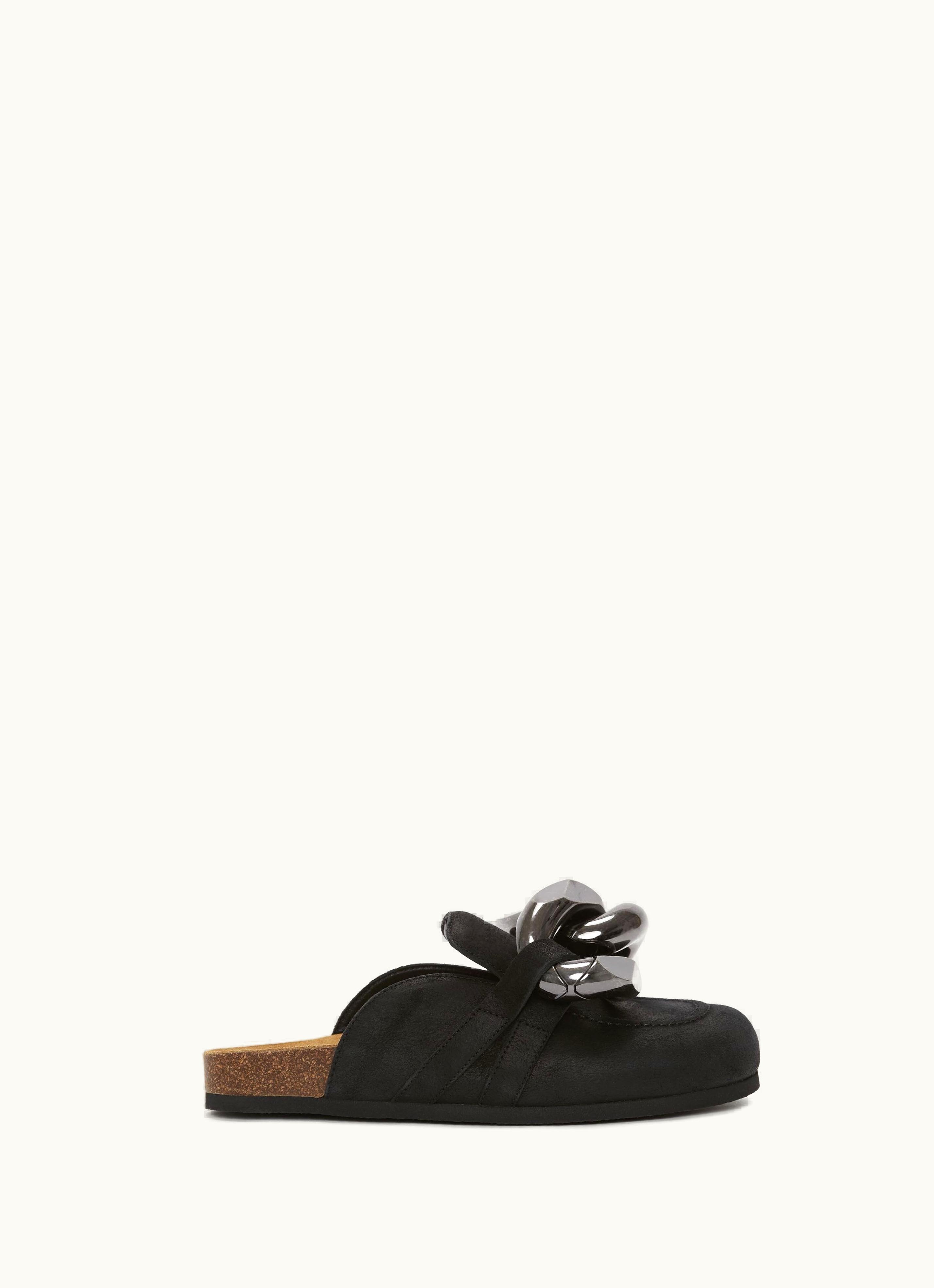 JW Anderson JW Anderson Chain Link Loafer Mules in Black