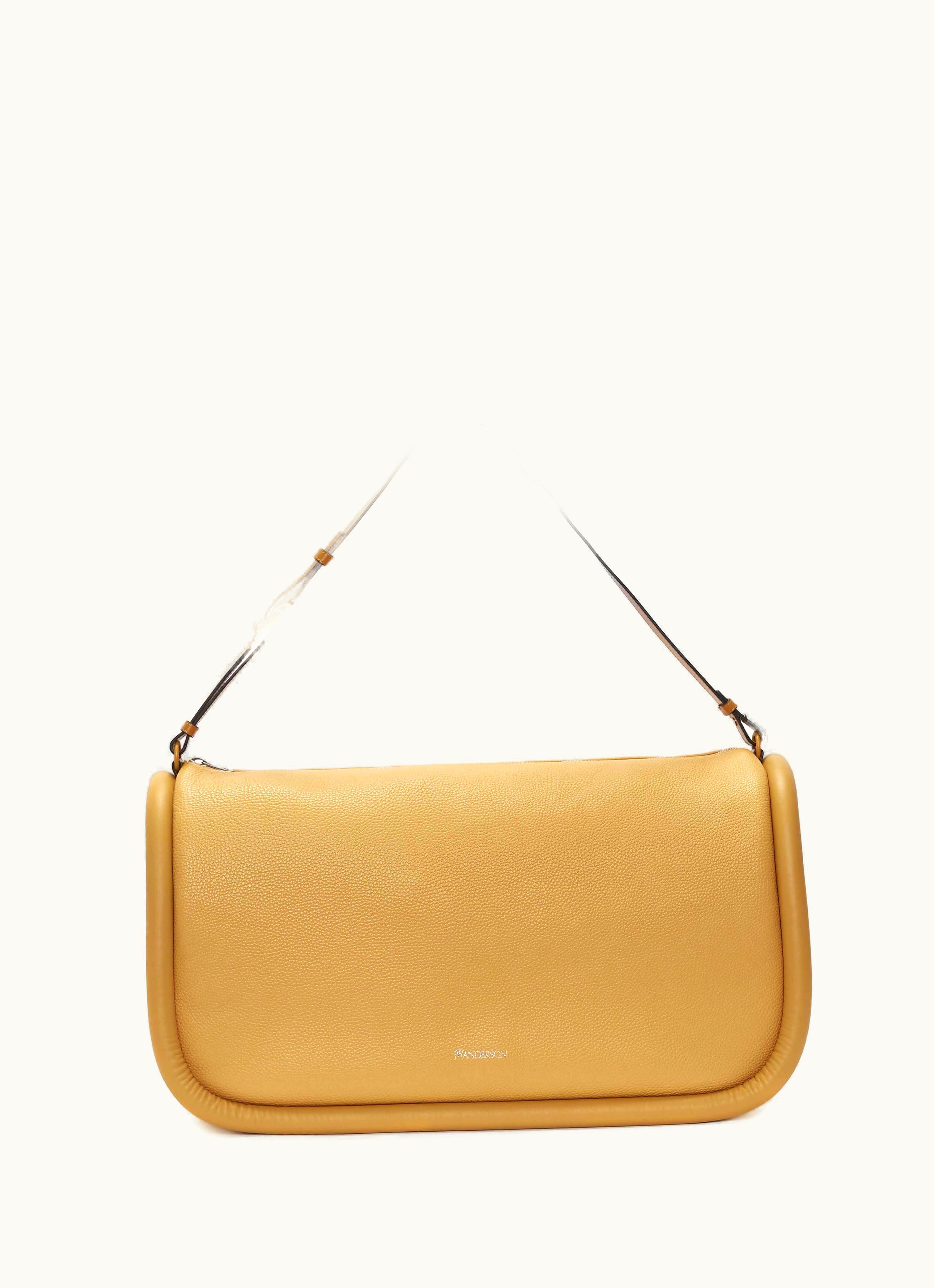 JW Anderson JW Anderson BUMPER-36 Leather Crossbody Bag In Yellow