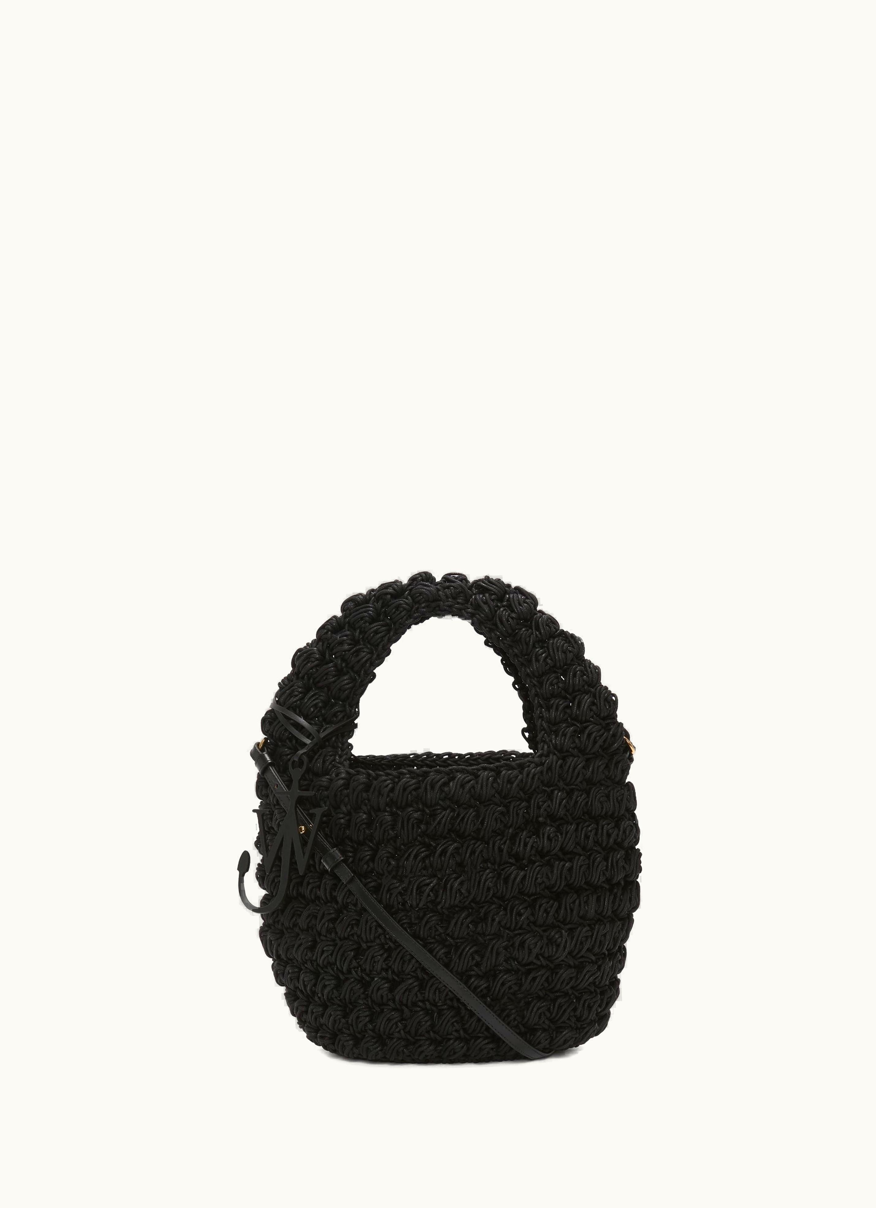 JW Anderson JW Anderson Popcorn Basket - Crossbody Bag In Black