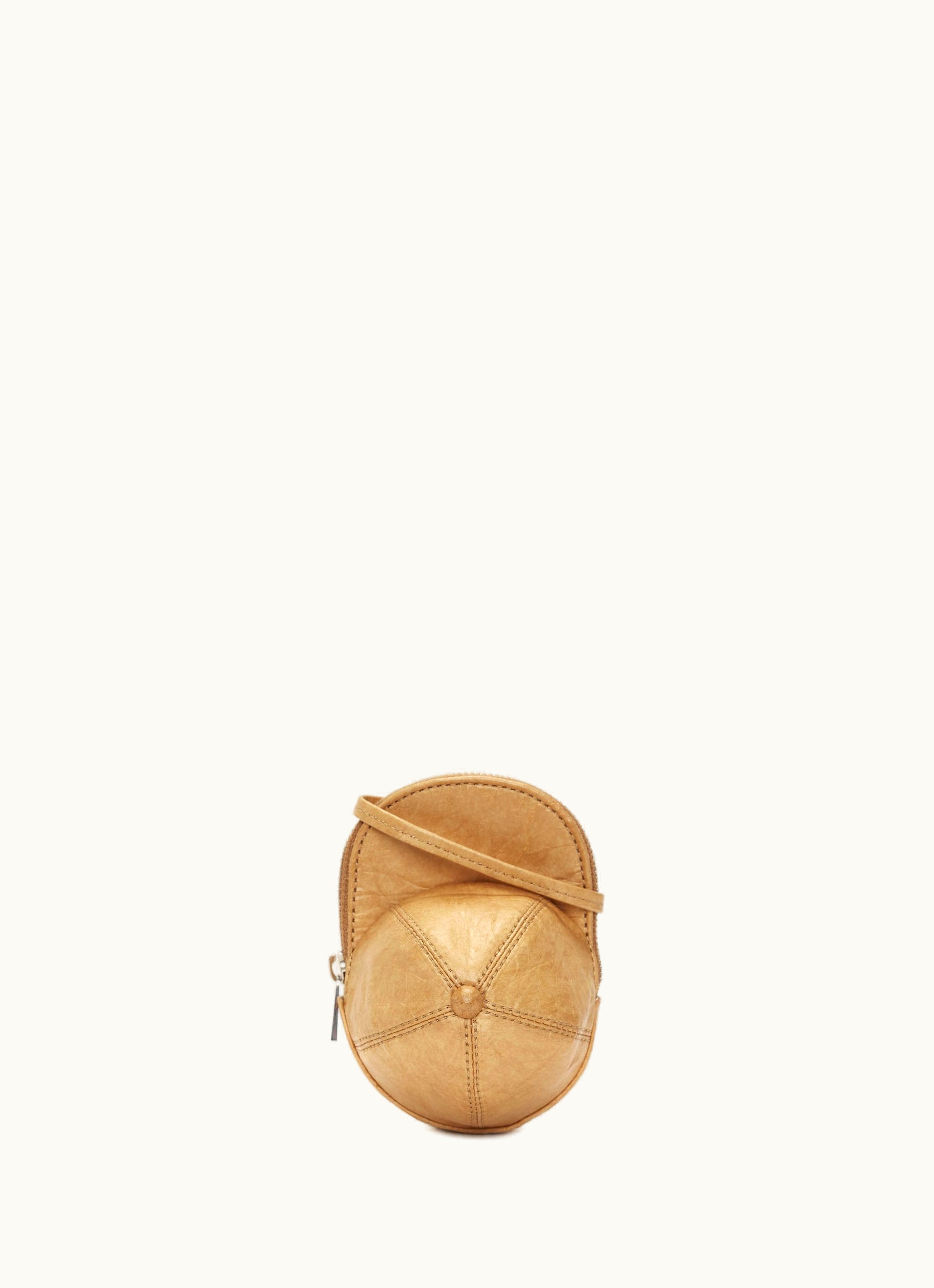 JW Anderson JW Anderson Mini Cap Bag - Leather Crossbody Bag In Beige