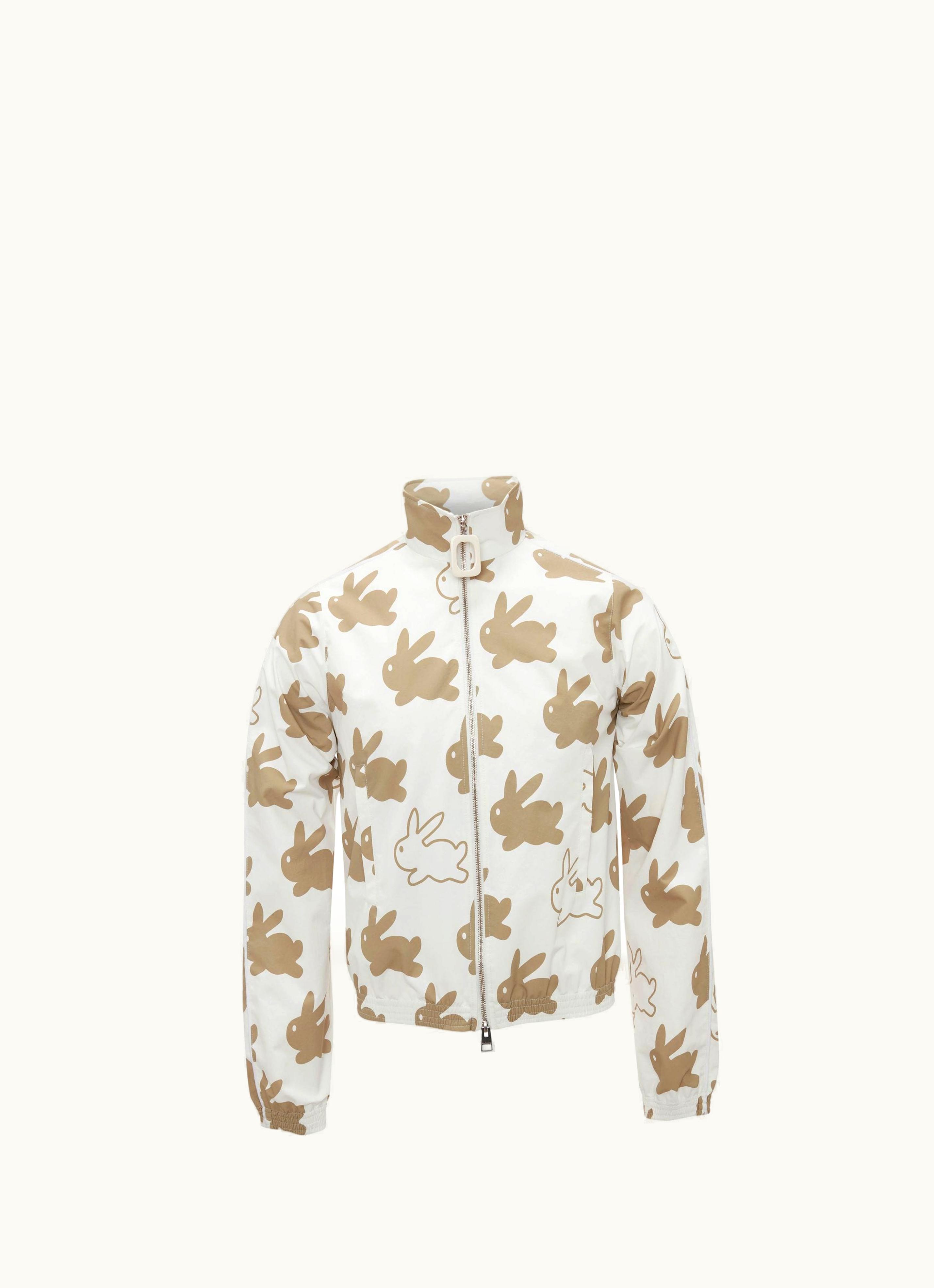 JW Anderson JW Anderson All Over Bunny Technical Jacket In White