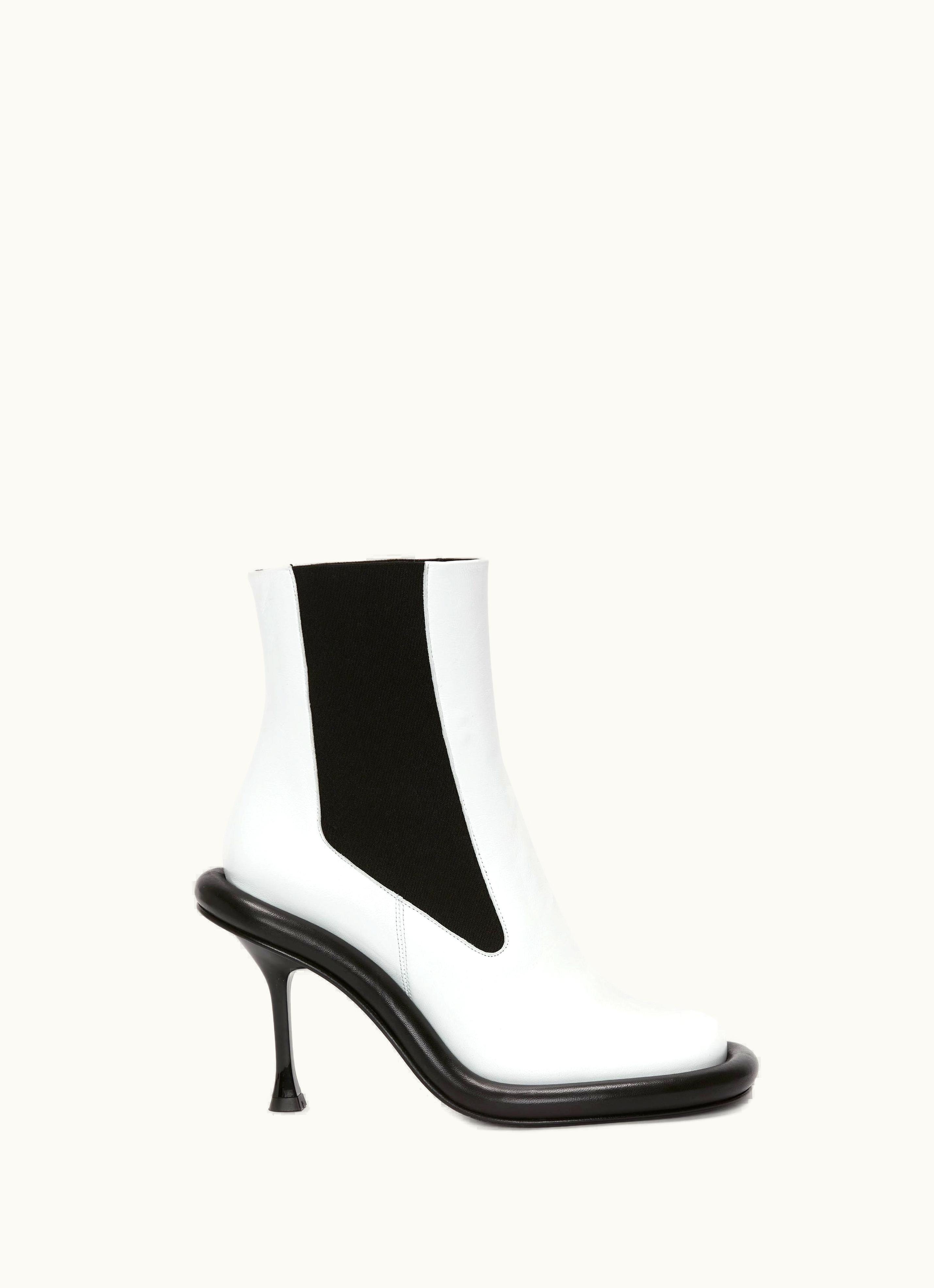 JW Anderson JW Anderson Chelsea BUMPER-TUBE Heel Boots In White