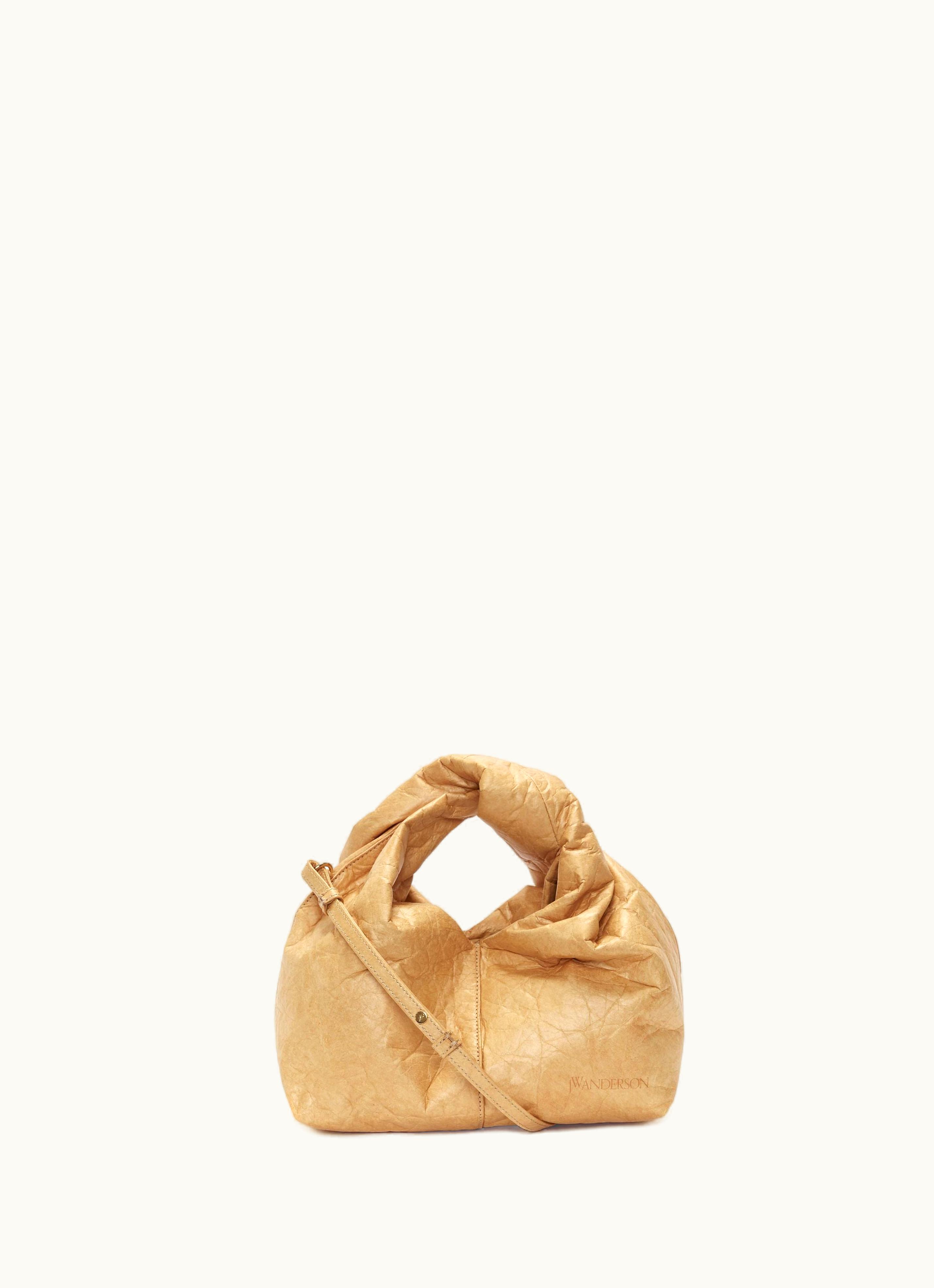 JW Anderson JW Anderson Mini Twister Hobo With Strap - Crossbody Bag In Neutrals