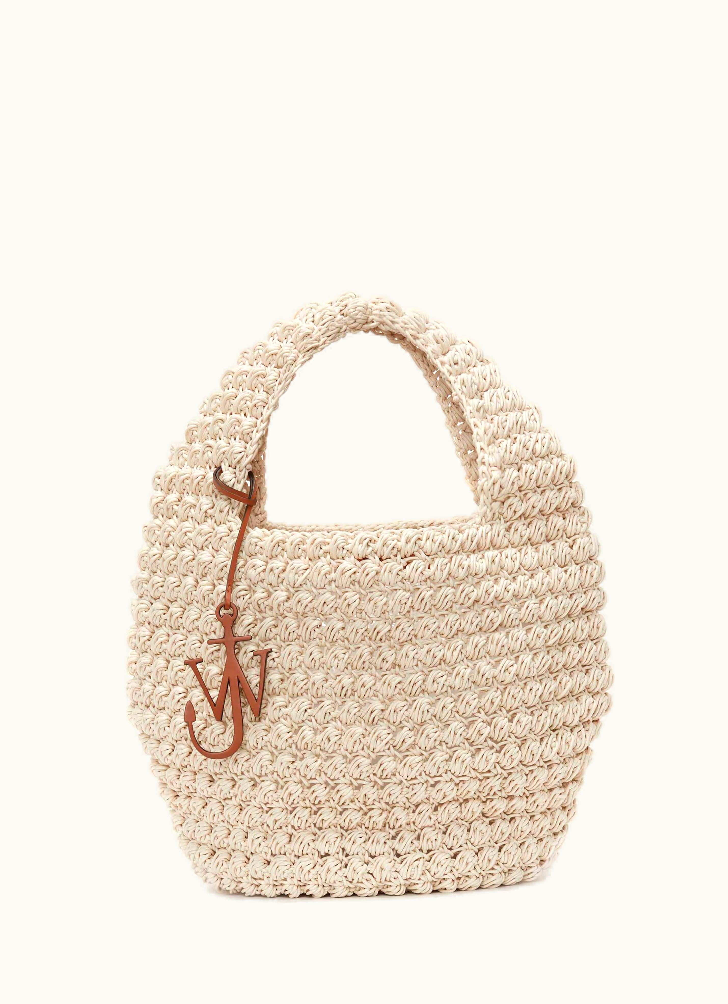 JW Anderson JW Anderson Georgia Large Popcorn Basket Tote Bag in Neutrals