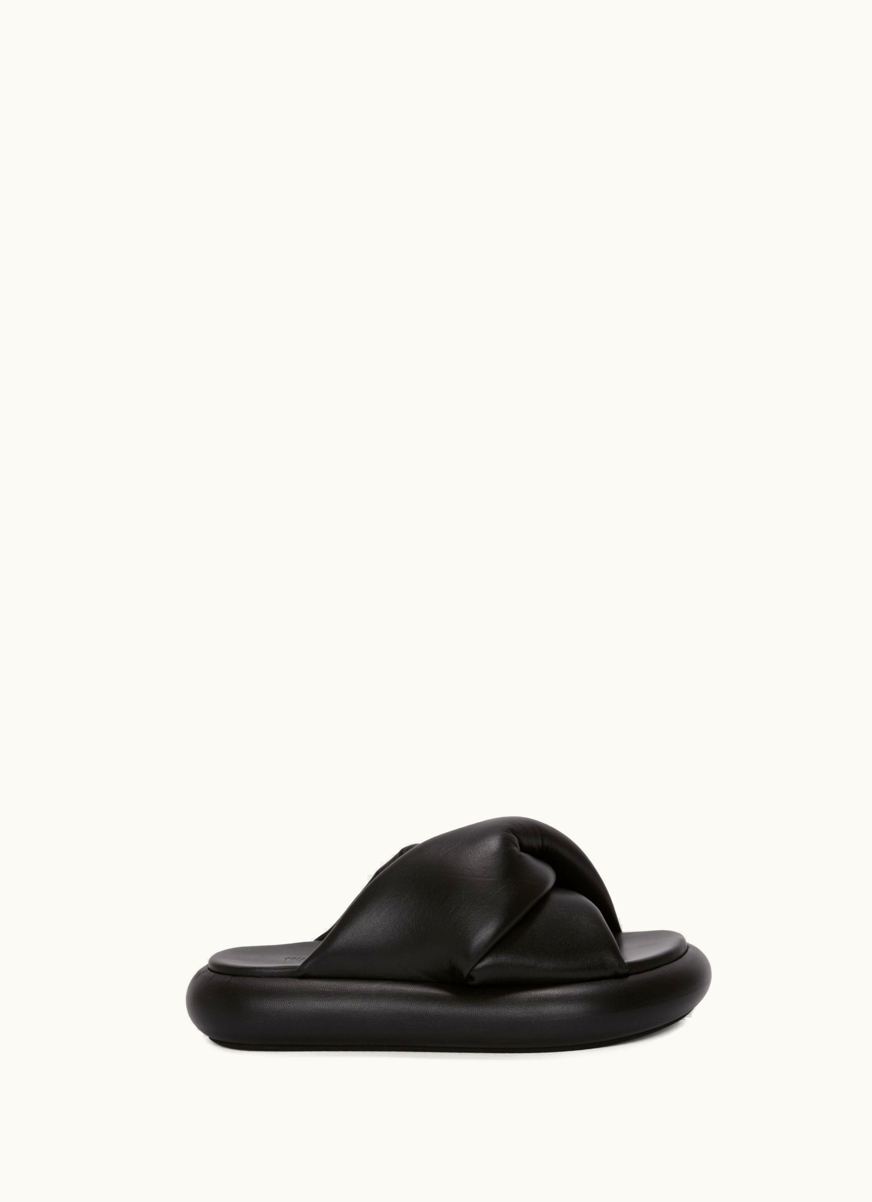 JW Anderson JW Anderson BUMPER-TUBE Twist Platform Sandals In Black