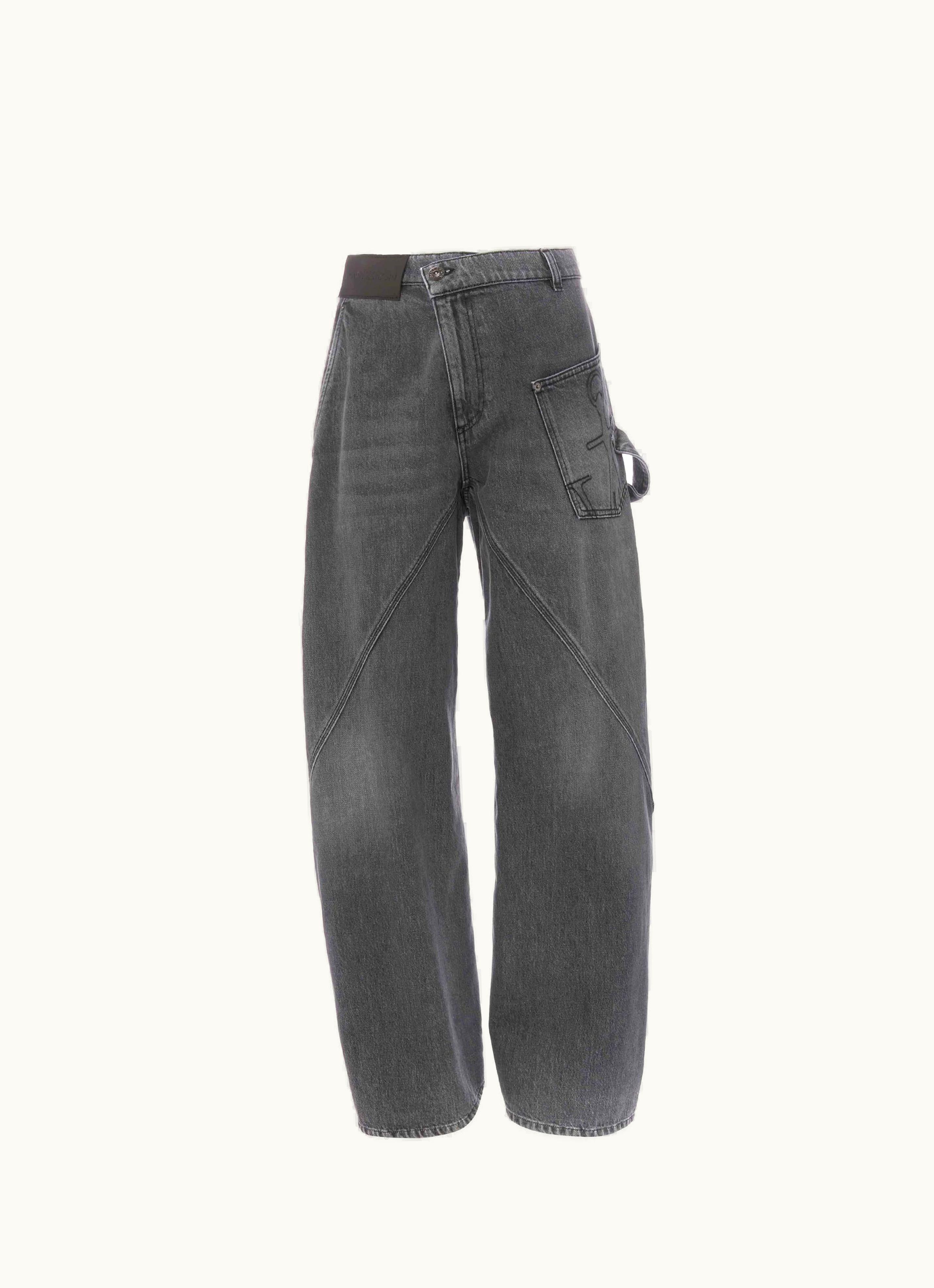 JW Anderson JW Anderson Twisted Workwear Denim Jeans In Grey - Model DT0057PG1195929