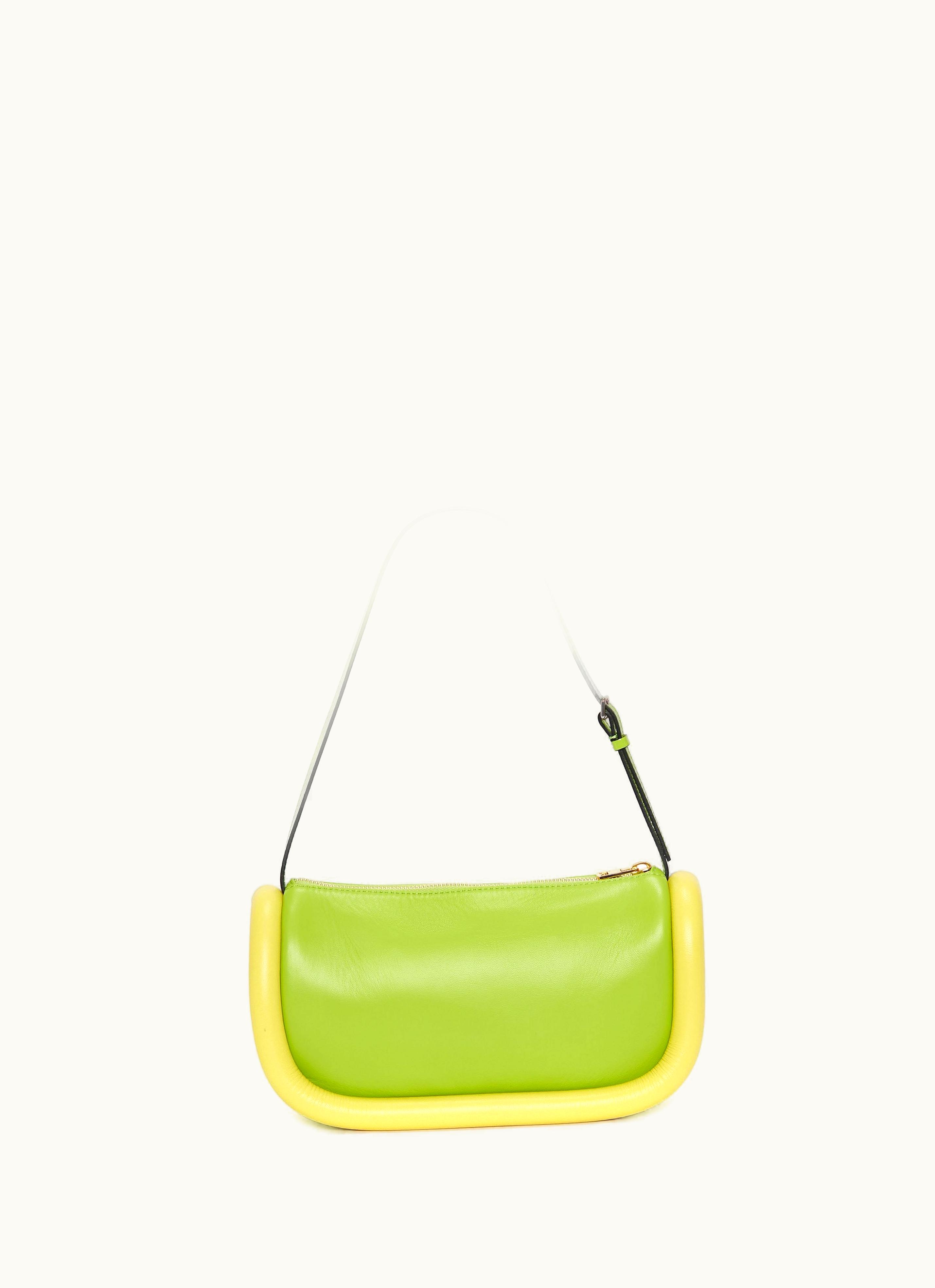 JW Anderson JW Anderson BUMPER-15 Leather Shoulder Bag In Lime Green/Yellow