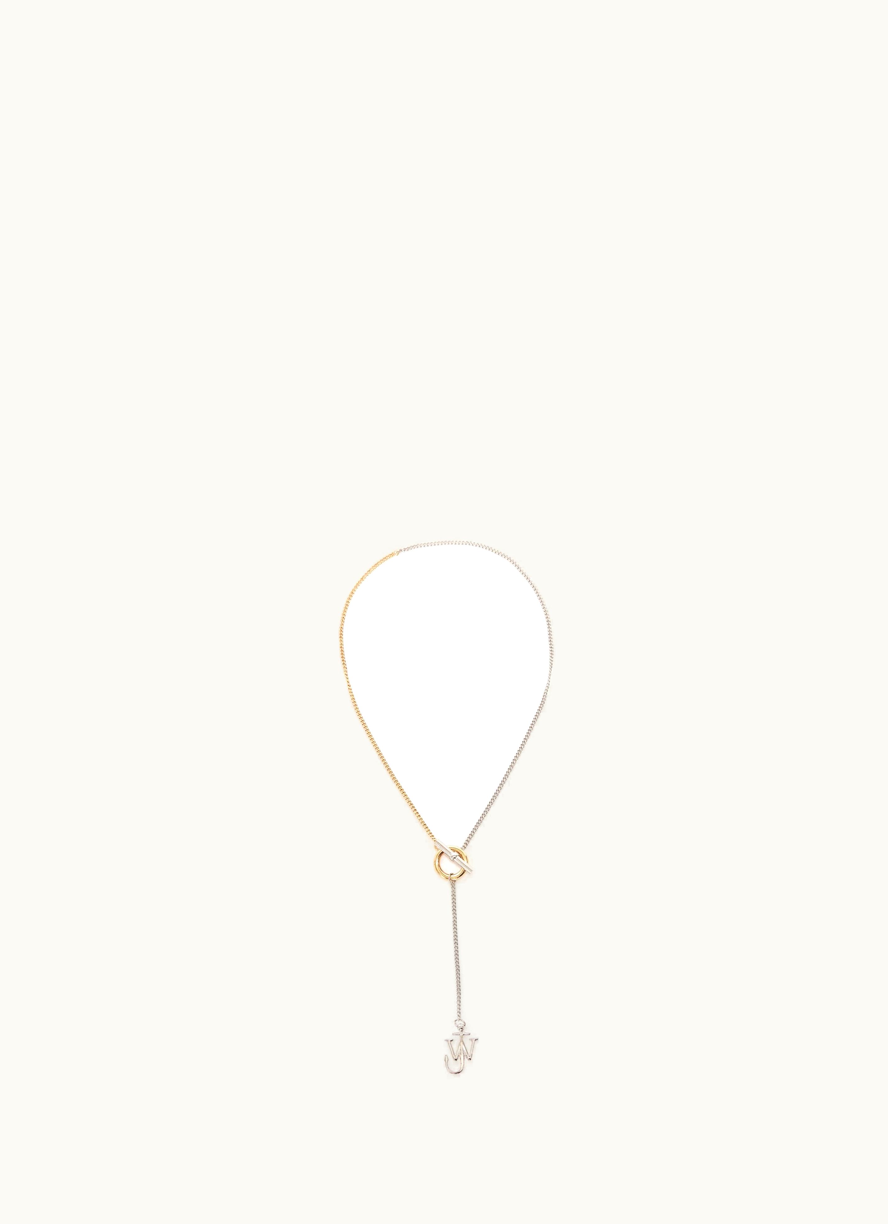 JW Anderson JW Anderson Long Necklace With JWA Anchor Pendant In Gold