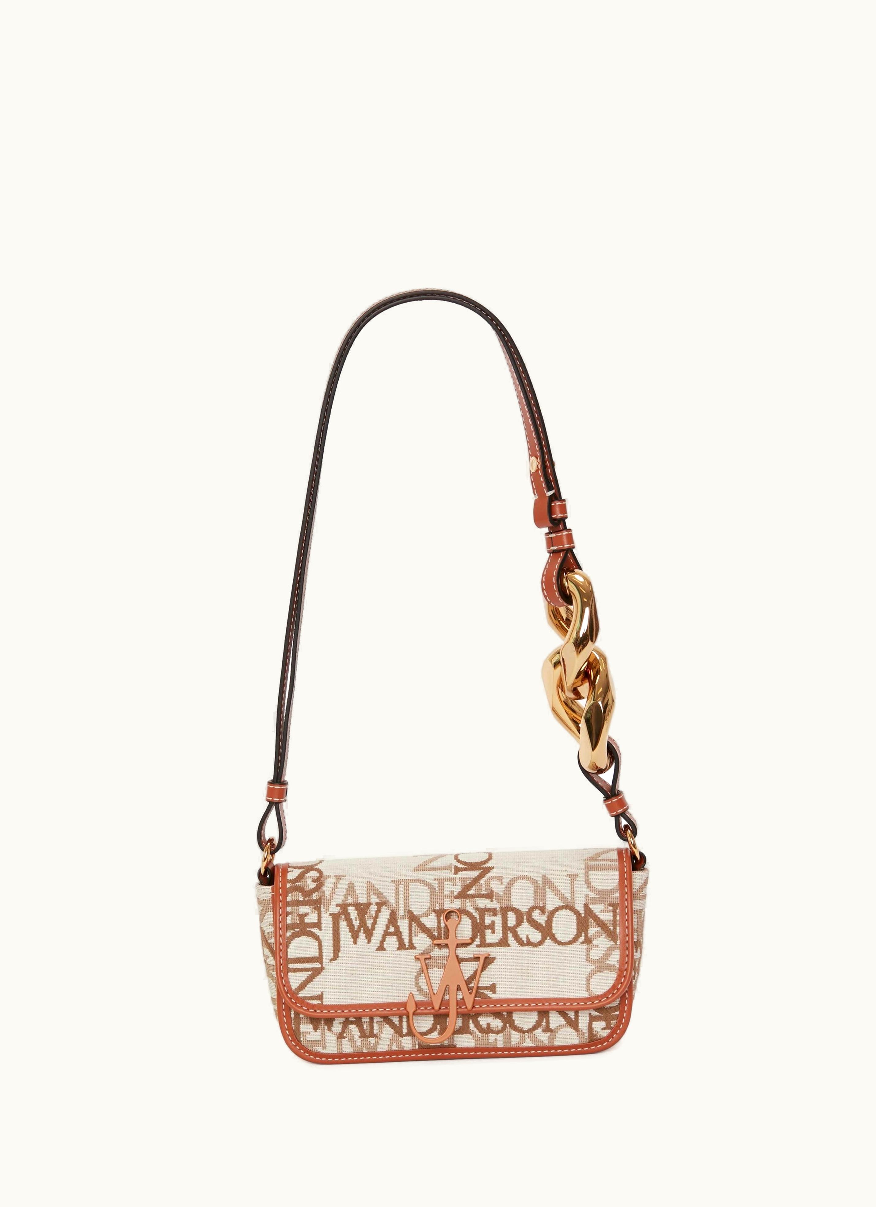 JW Anderson JW Anderson Anchor Chain Bag - Leather Shoulder Bag In Neutrals