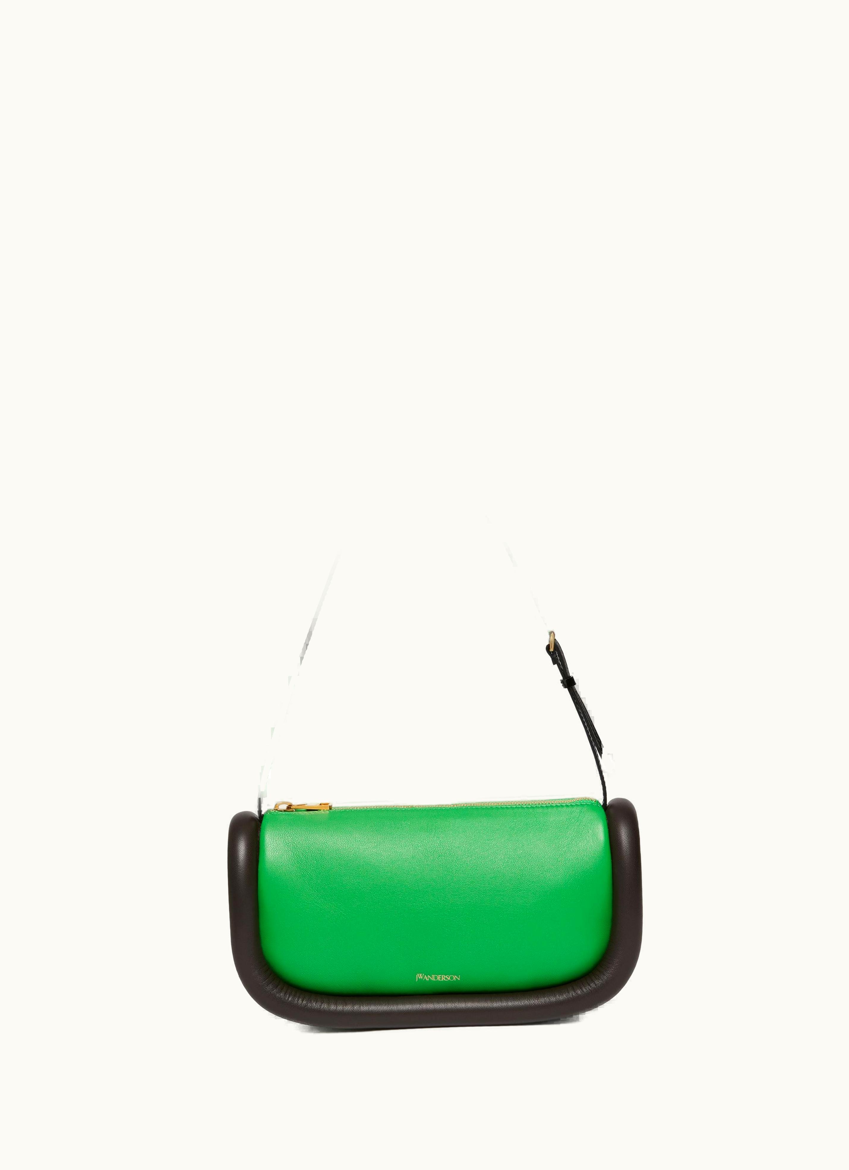 JW Anderson JW Anderson BUMPER-15 Leather Shoulder Bag In Green - Luxury Edition