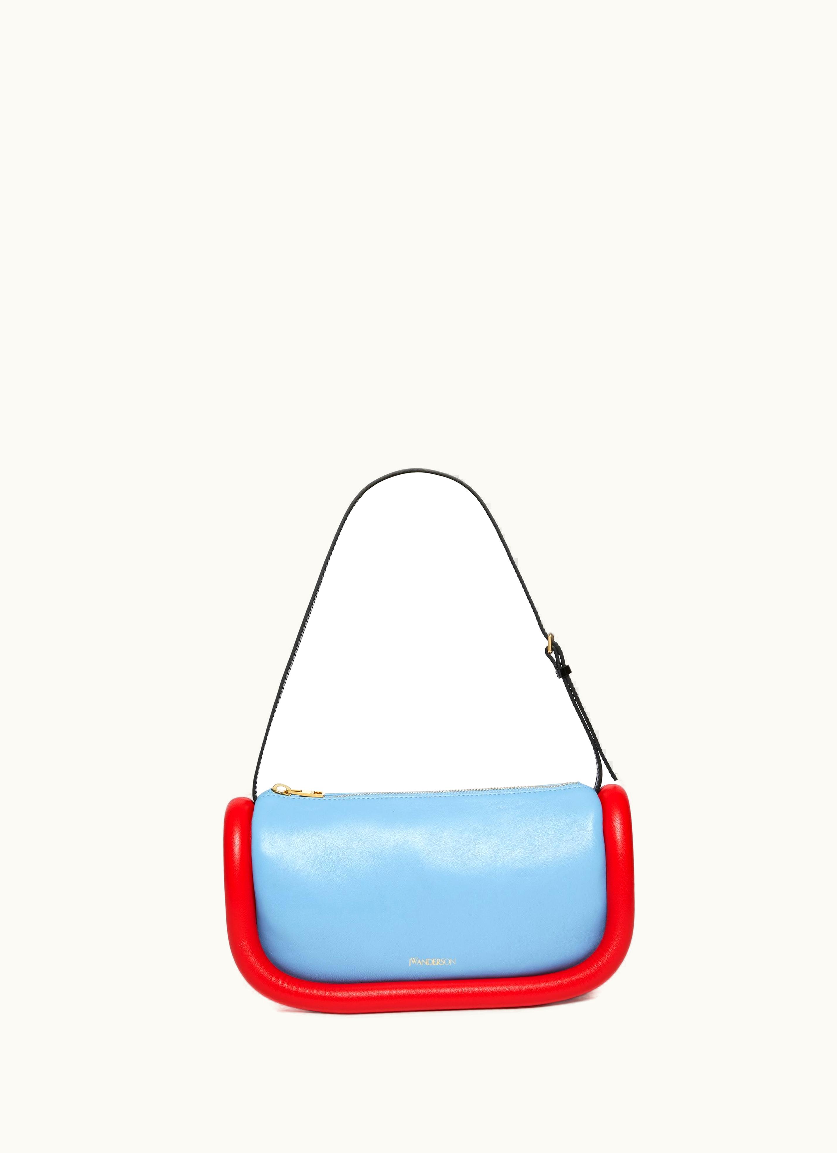 JW Anderson JW Anderson BUMPER-15 Leather Shoulder Bag In Light Blue