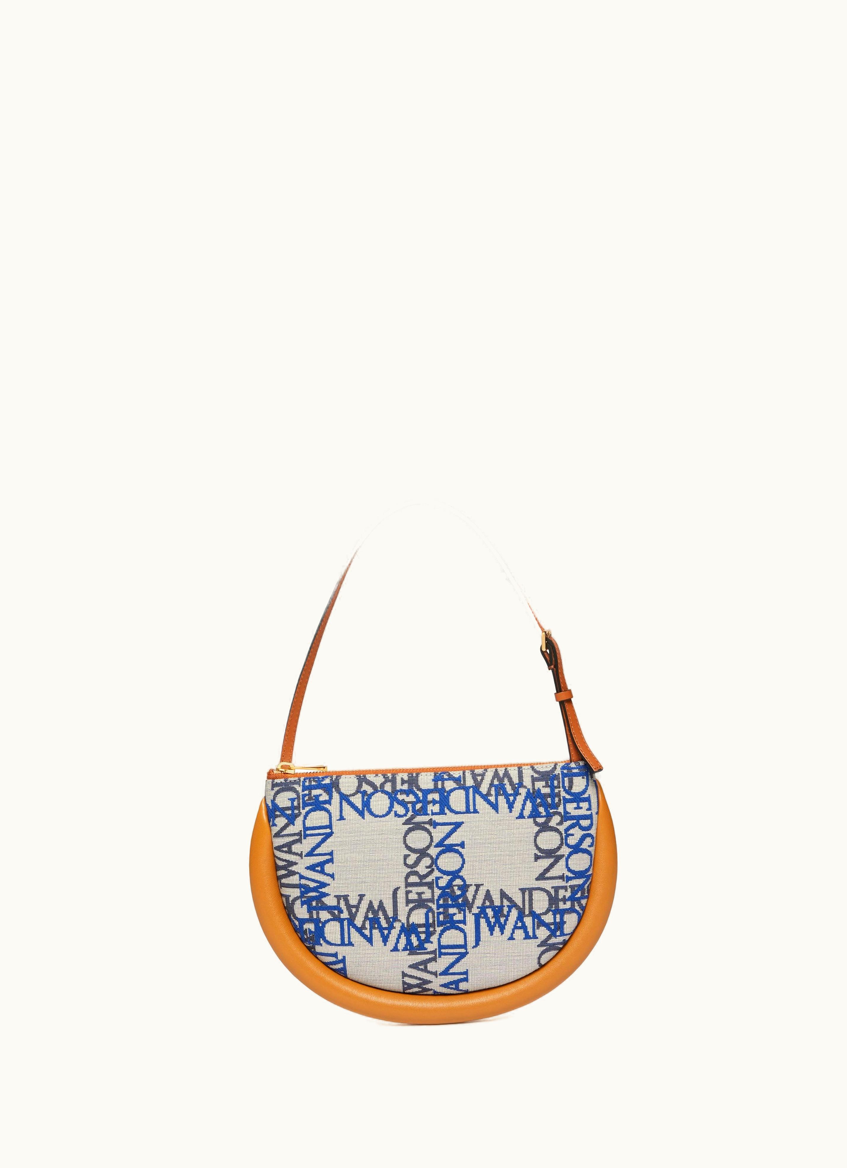 JW Anderson JW Anderson BUMPER-MOON Leather Shoulder Bag In Brown