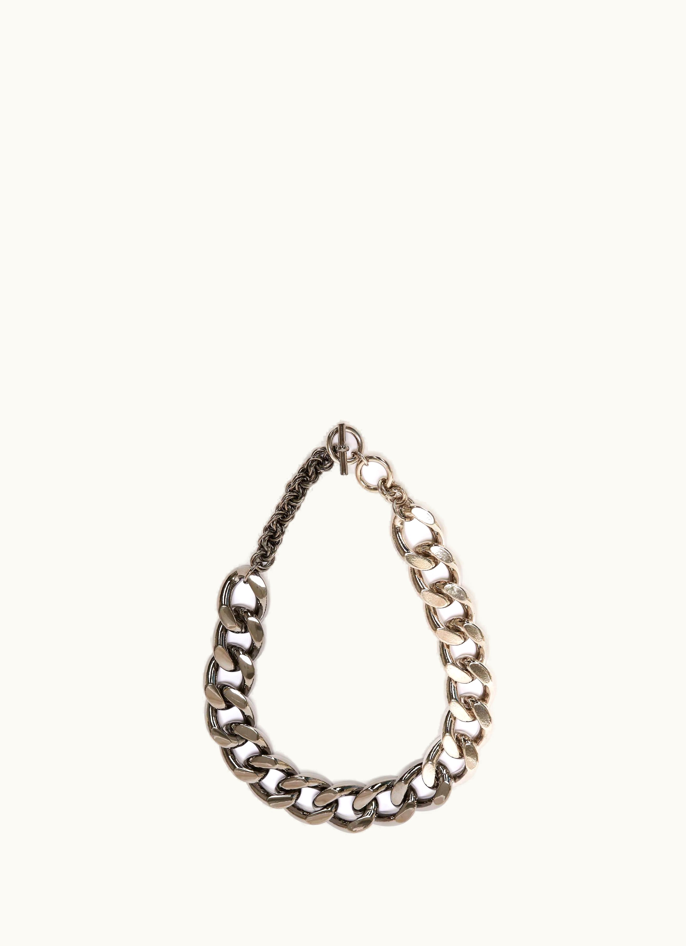 JW Anderson JW Anderson Oversized Chain Necklace In Silver