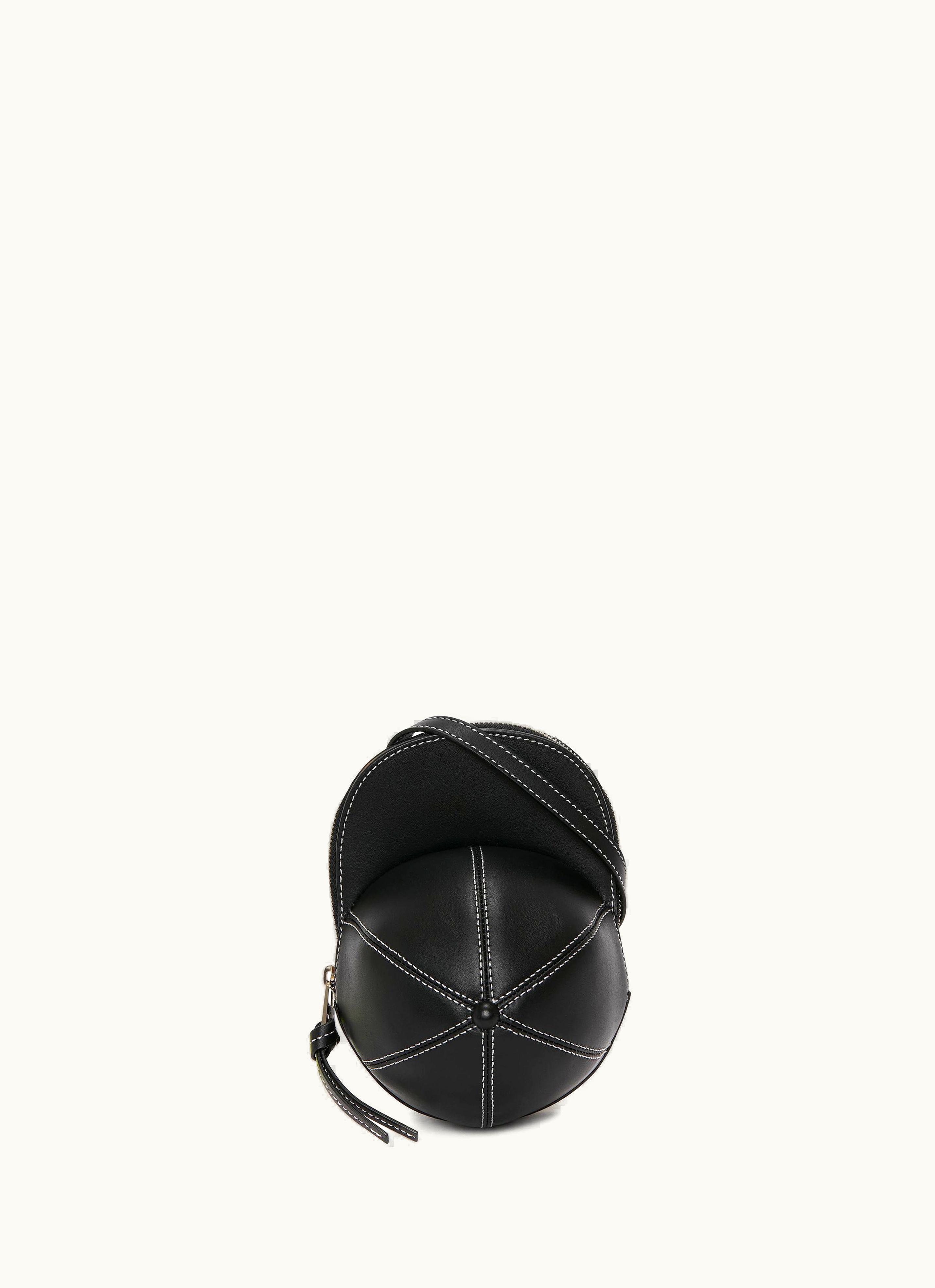 JW Anderson JW Anderson Cap Bag 19.5 - Leather Crossbody Bag In Black