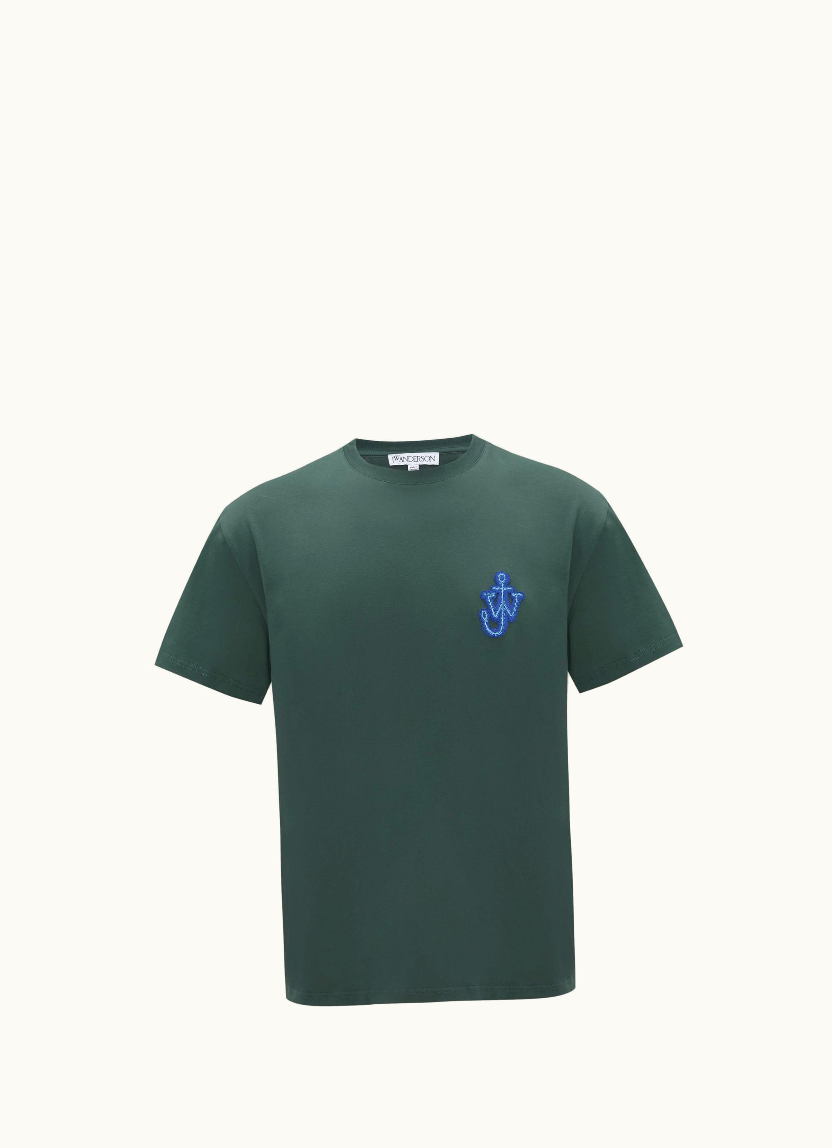 JW Anderson JW Anderson Anchor Patch T-SHIRT In Green