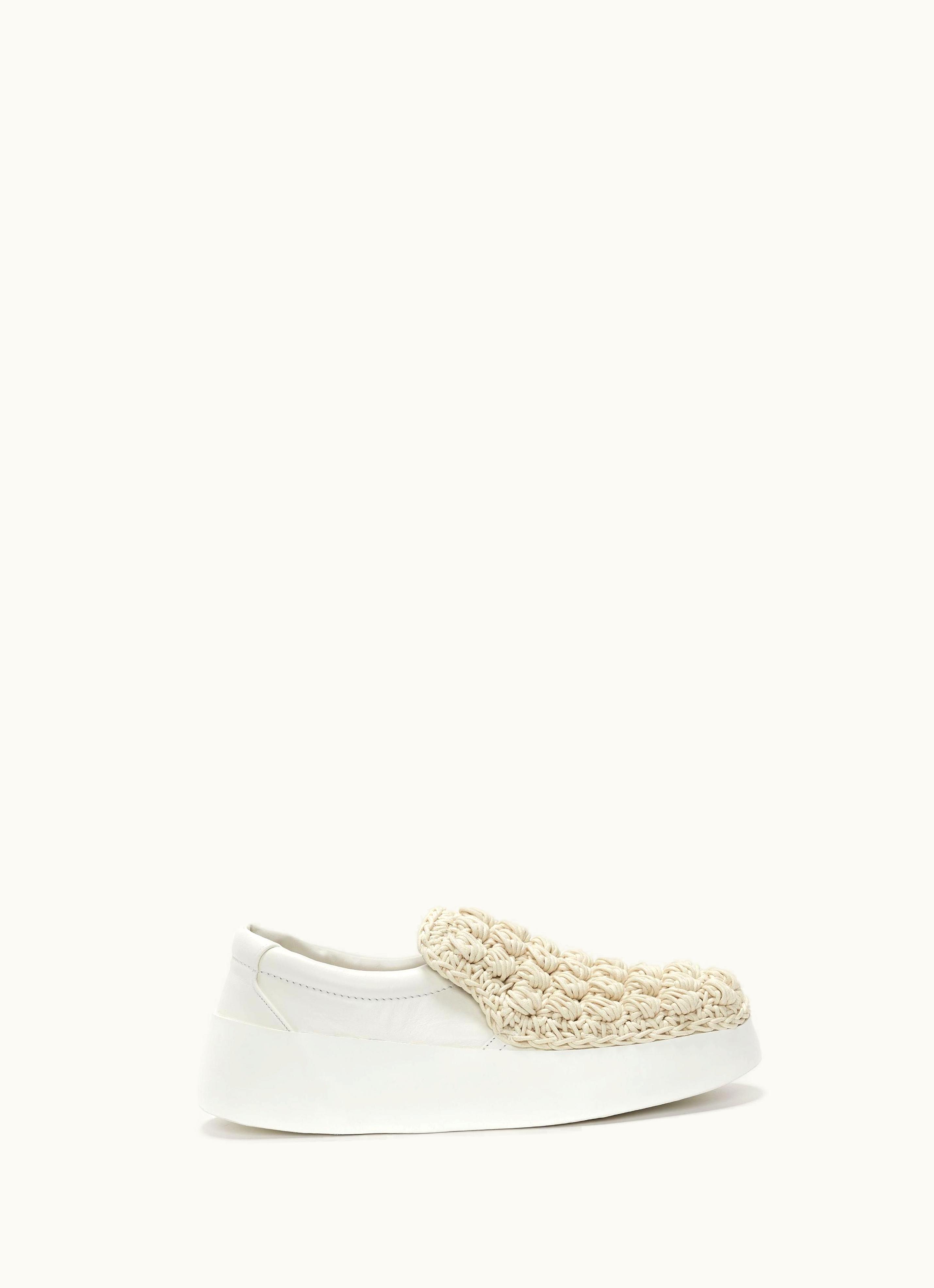 JW Anderson JW Anderson Slip-Ons Luxe Leather White