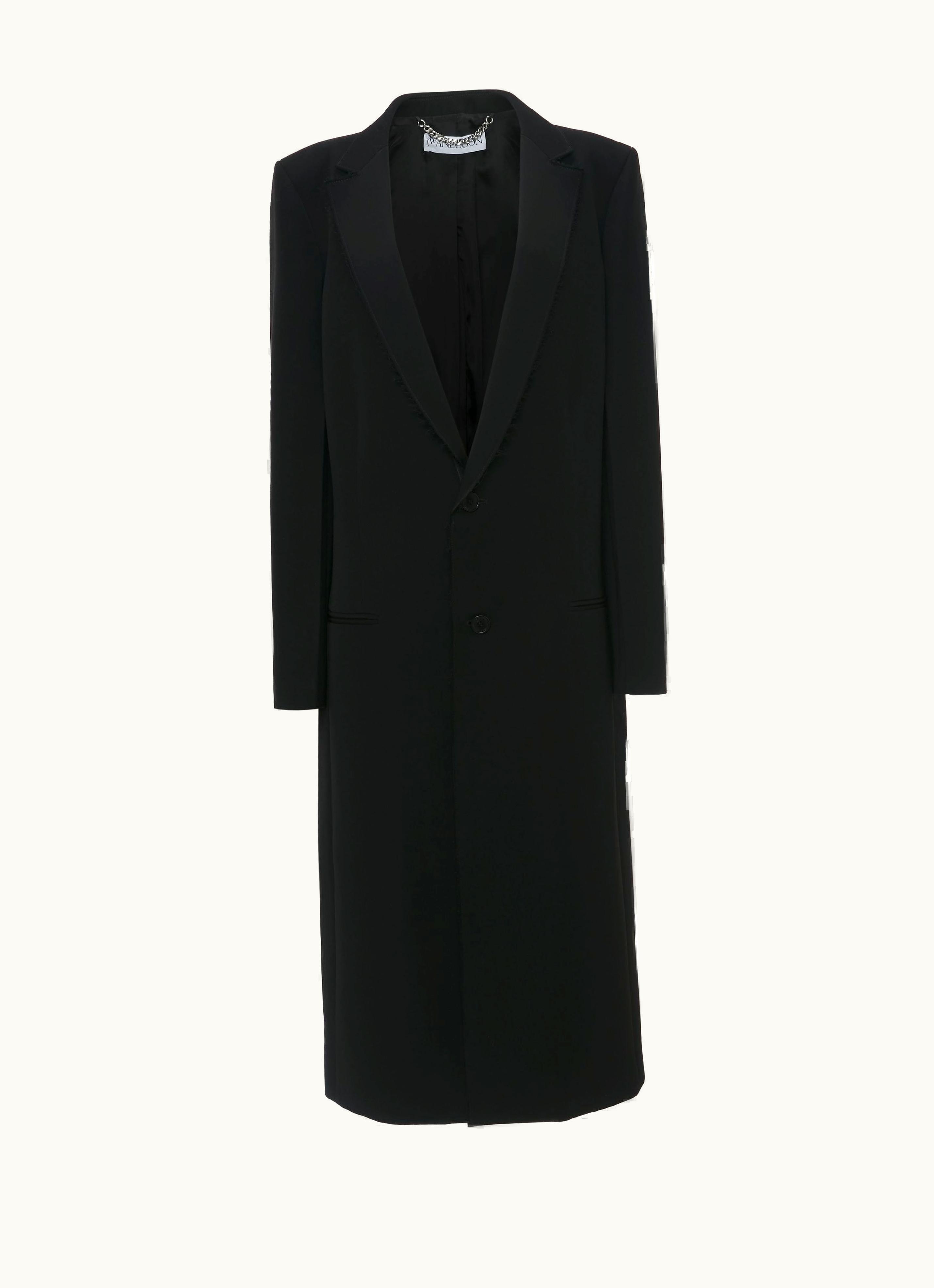 JW Anderson JW Anderson Oversized Tuxedo Tailored Coat Black