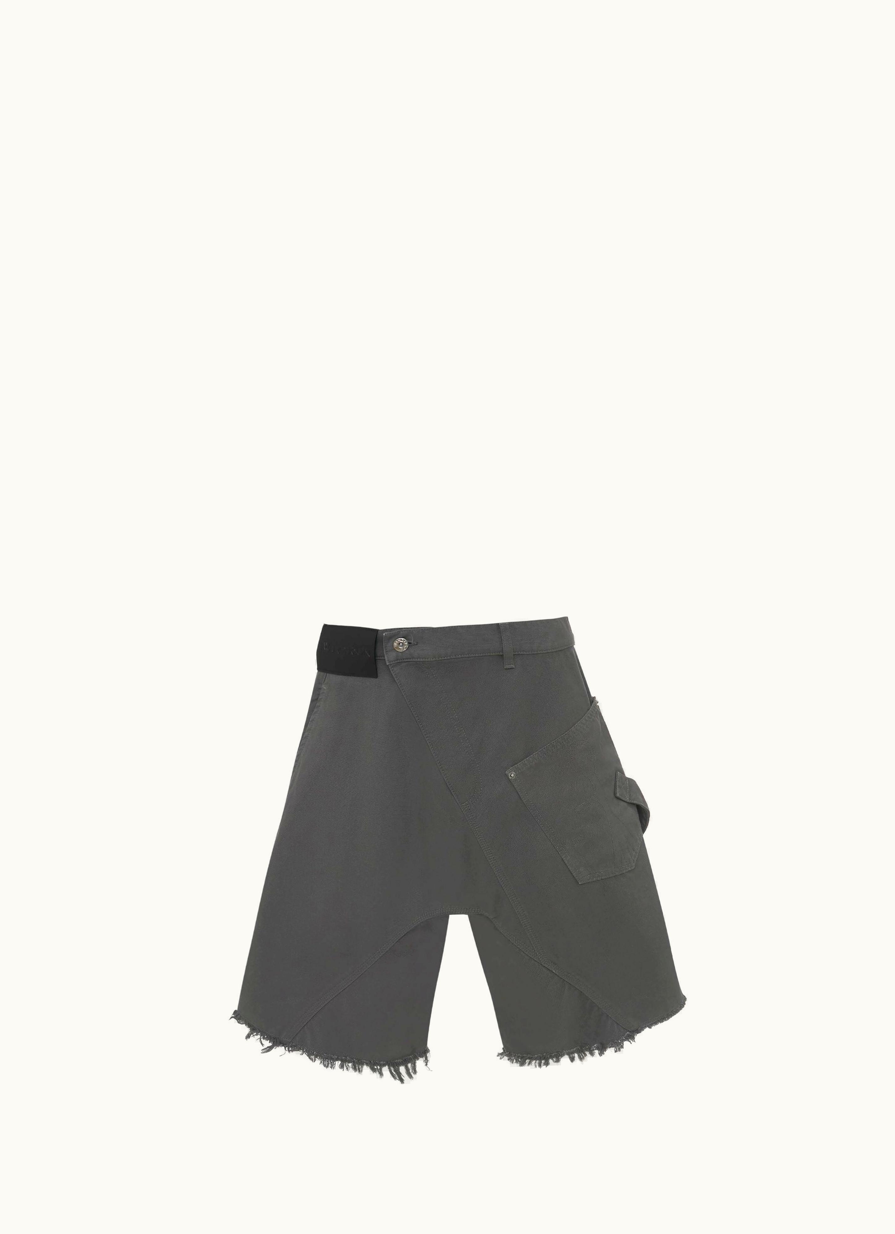 JW Anderson JW Anderson Twisted Workwear Shorts In Grey