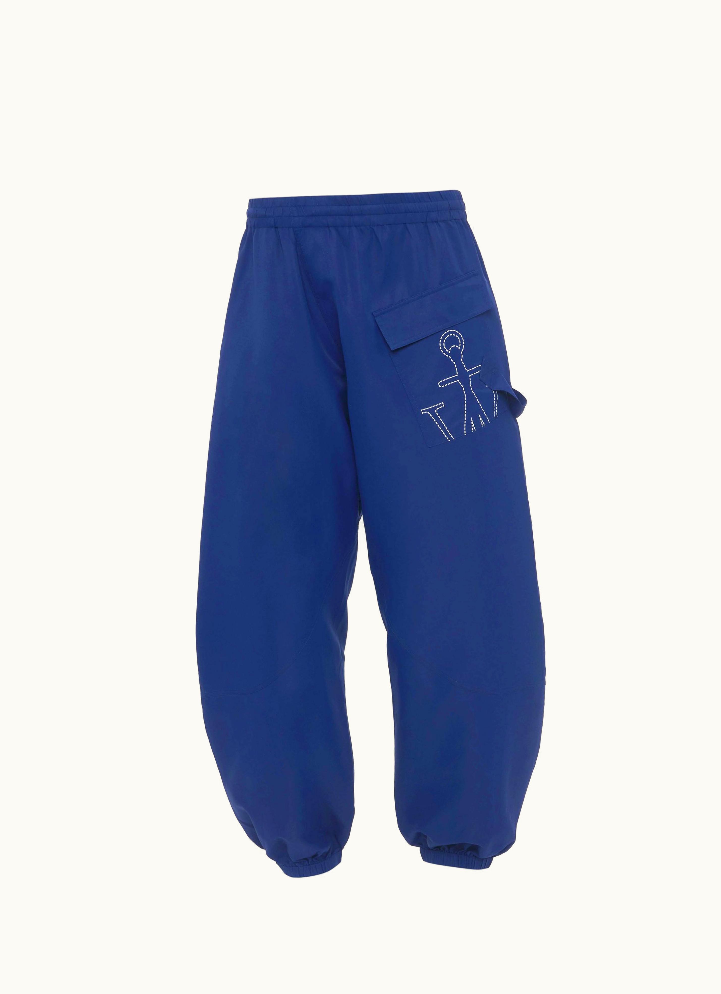 JW Anderson JW Anderson Anchor Logo Twisted Joggers Blue