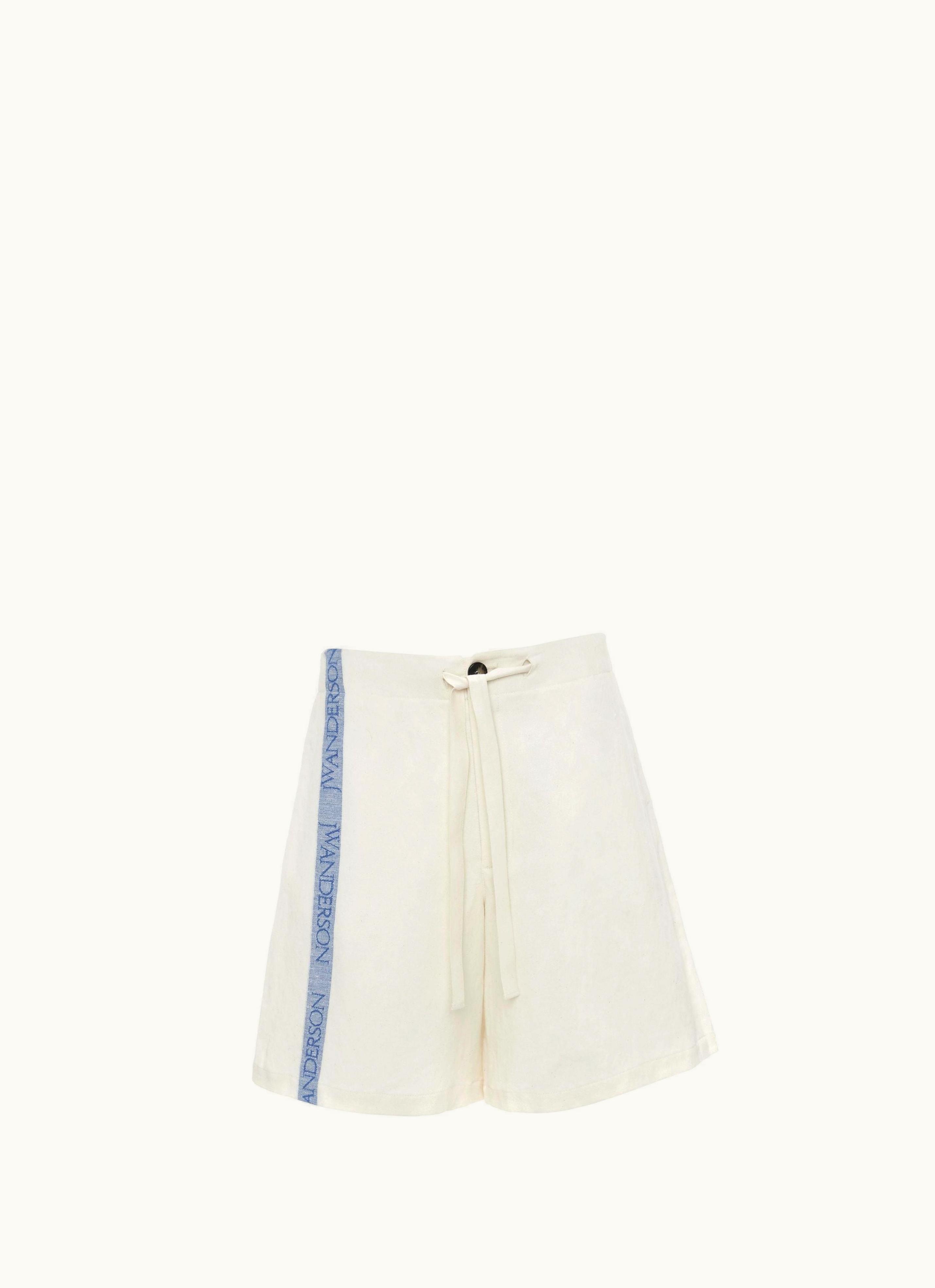 JW Anderson JW Anderson Wide Leg Shorts In Neutrals