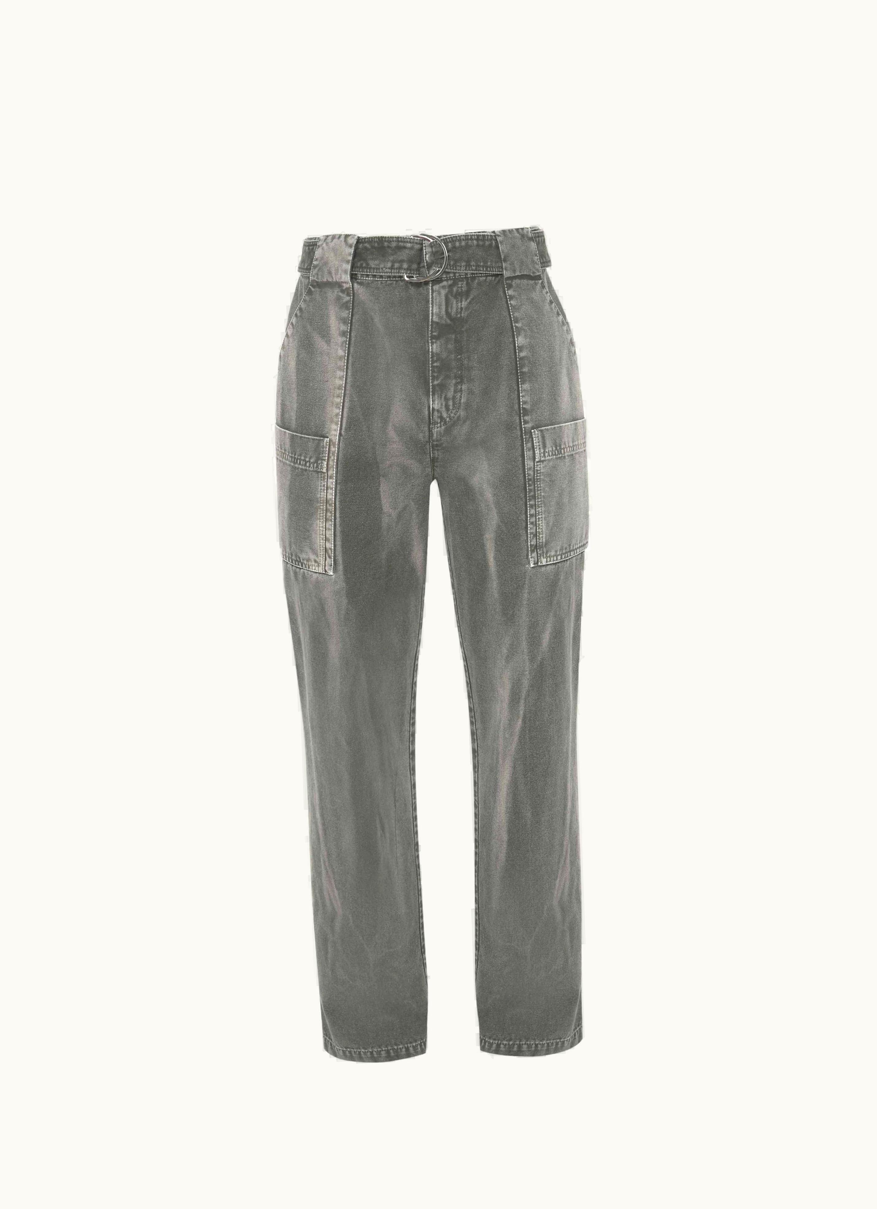 JW Anderson JW Anderson Wide Leg Cargo Trousers In Green