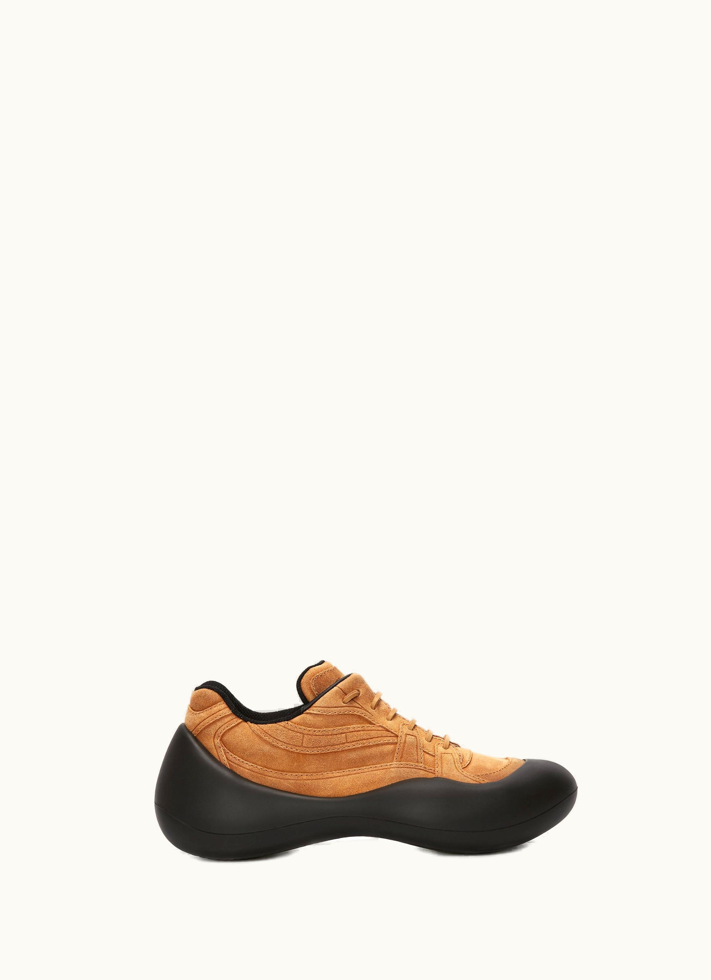 JW Anderson JW Anderson BUMPER-HIKE Lace-Up Sneakers In Brown