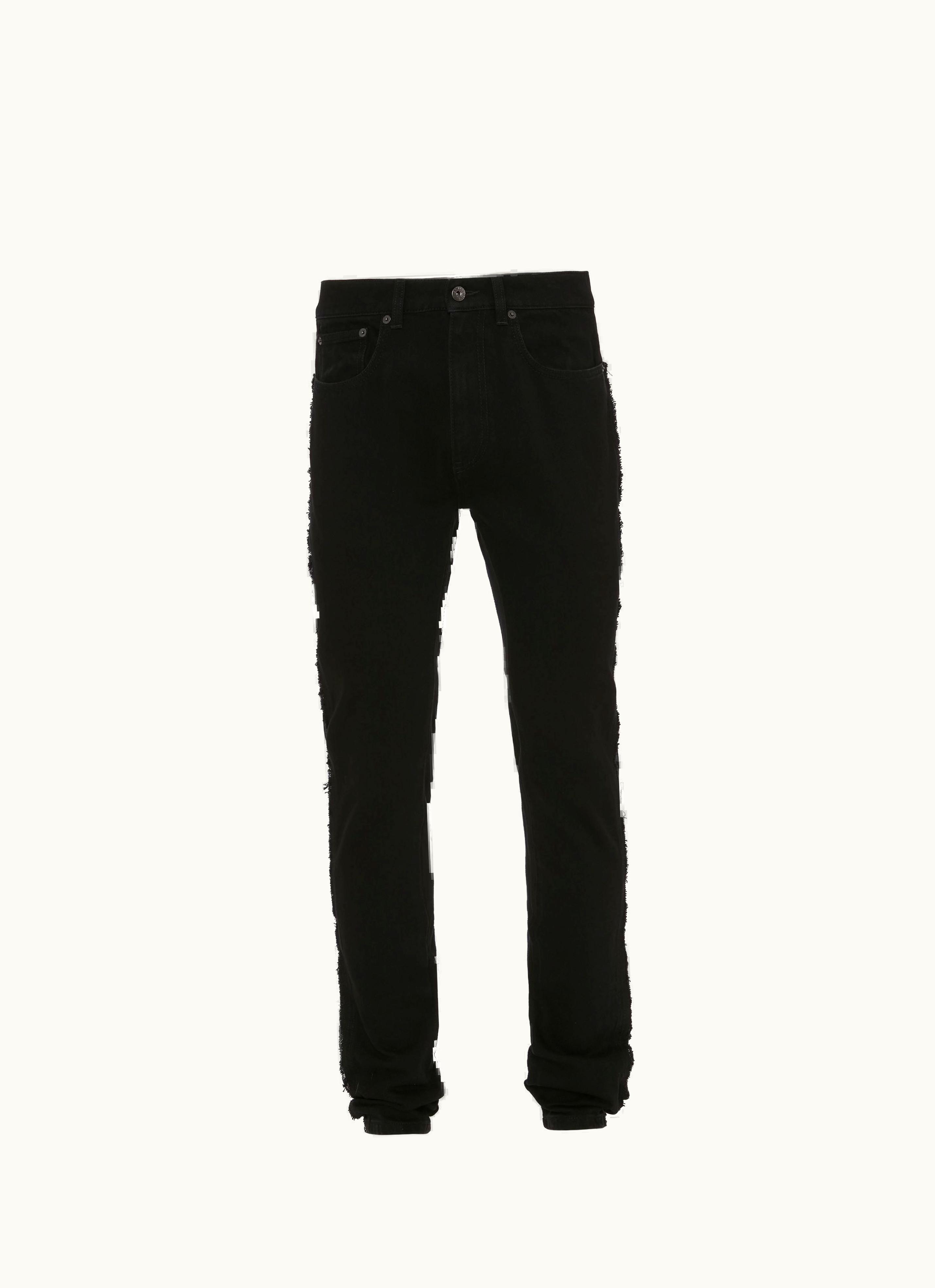JW Anderson JW Anderson Twisted Slim Fit Jeans In Black