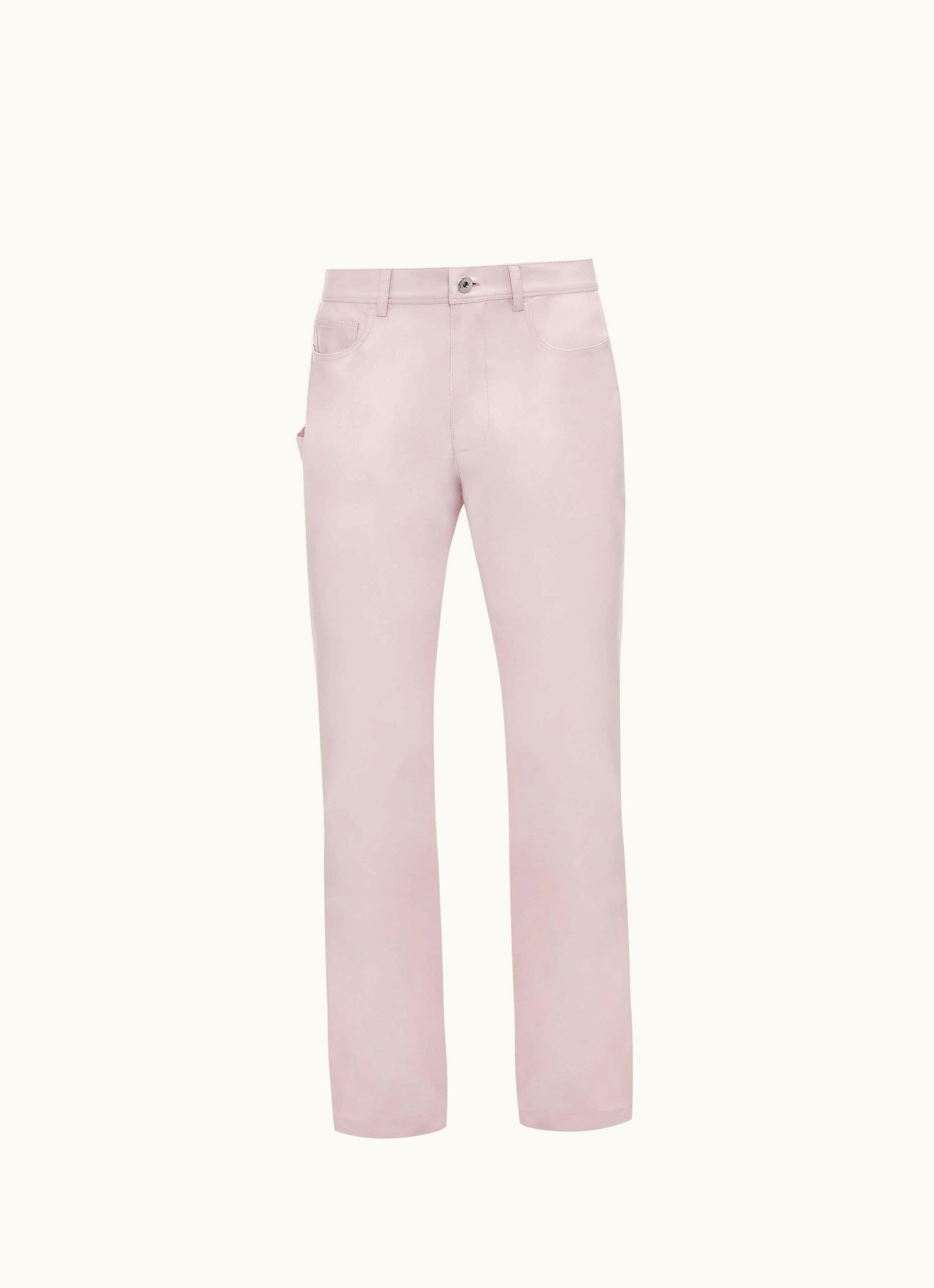 JW Anderson JW Anderson 5-POCKET Workwear Chino Trousers In Pink