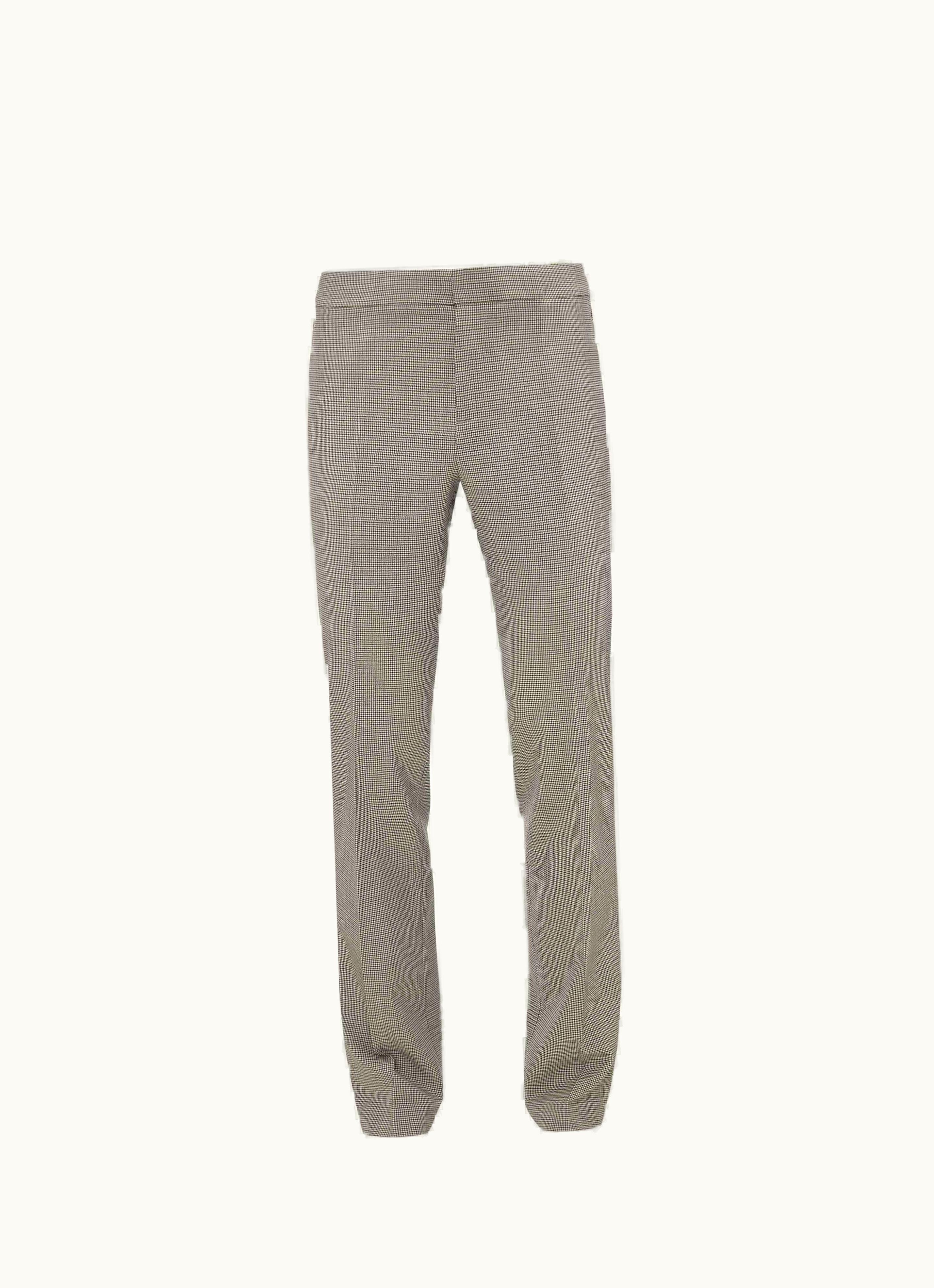 JW Anderson JW Anderson Check Slim Leg Trousers In Grey
