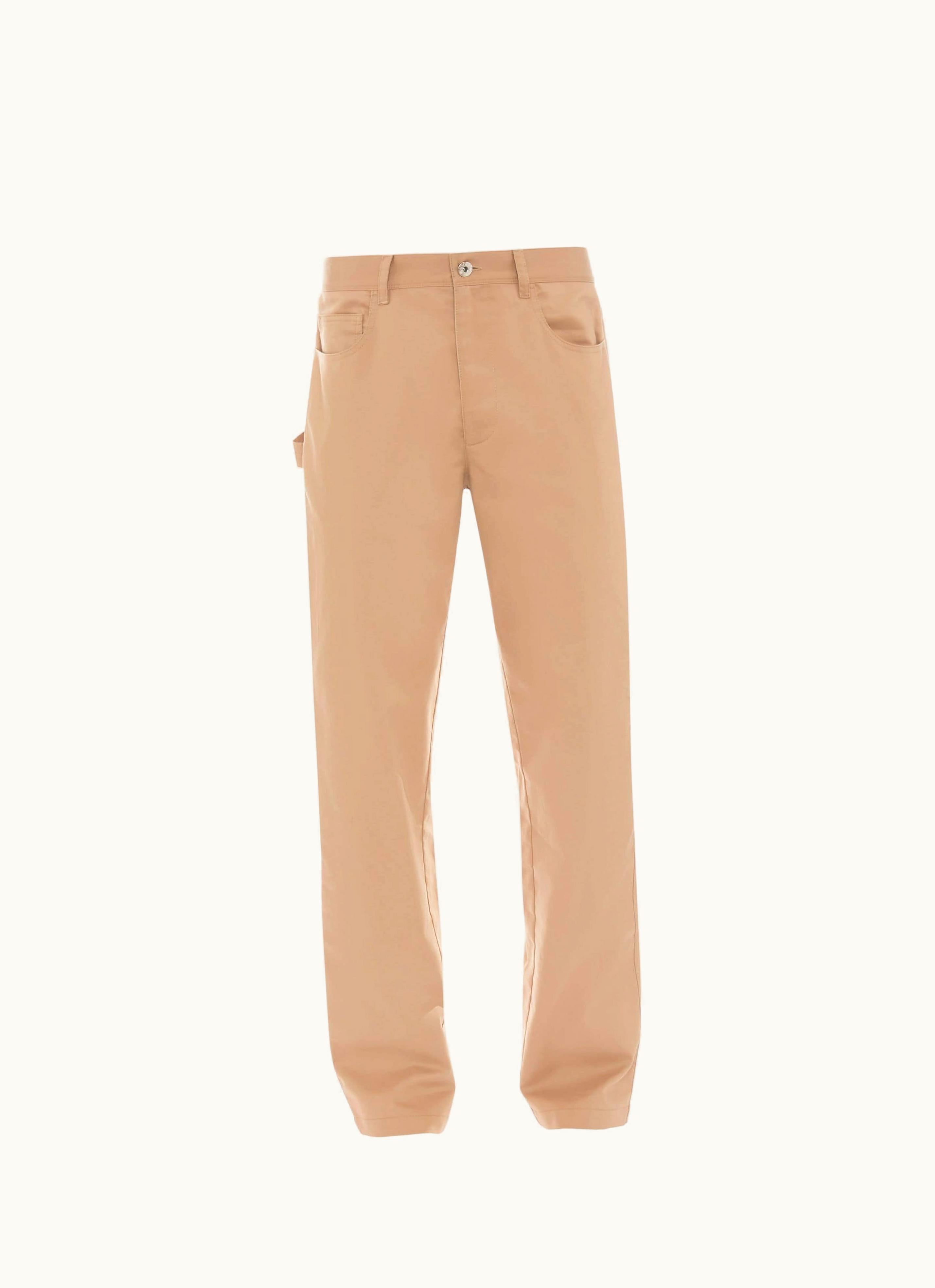 JW Anderson JW Anderson 5-POCKET Workwear Chino Trousers In Neutrals