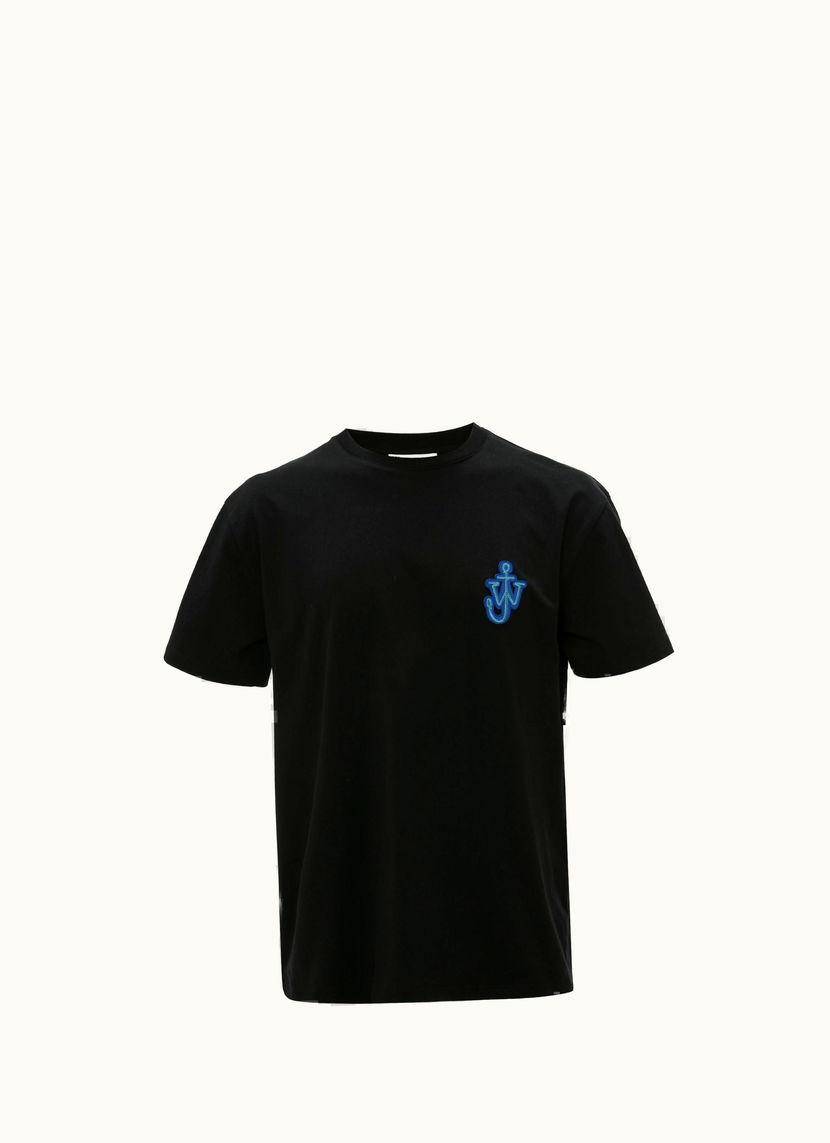 JW Anderson JW Anderson Anchor Patch T-SHIRT In Black