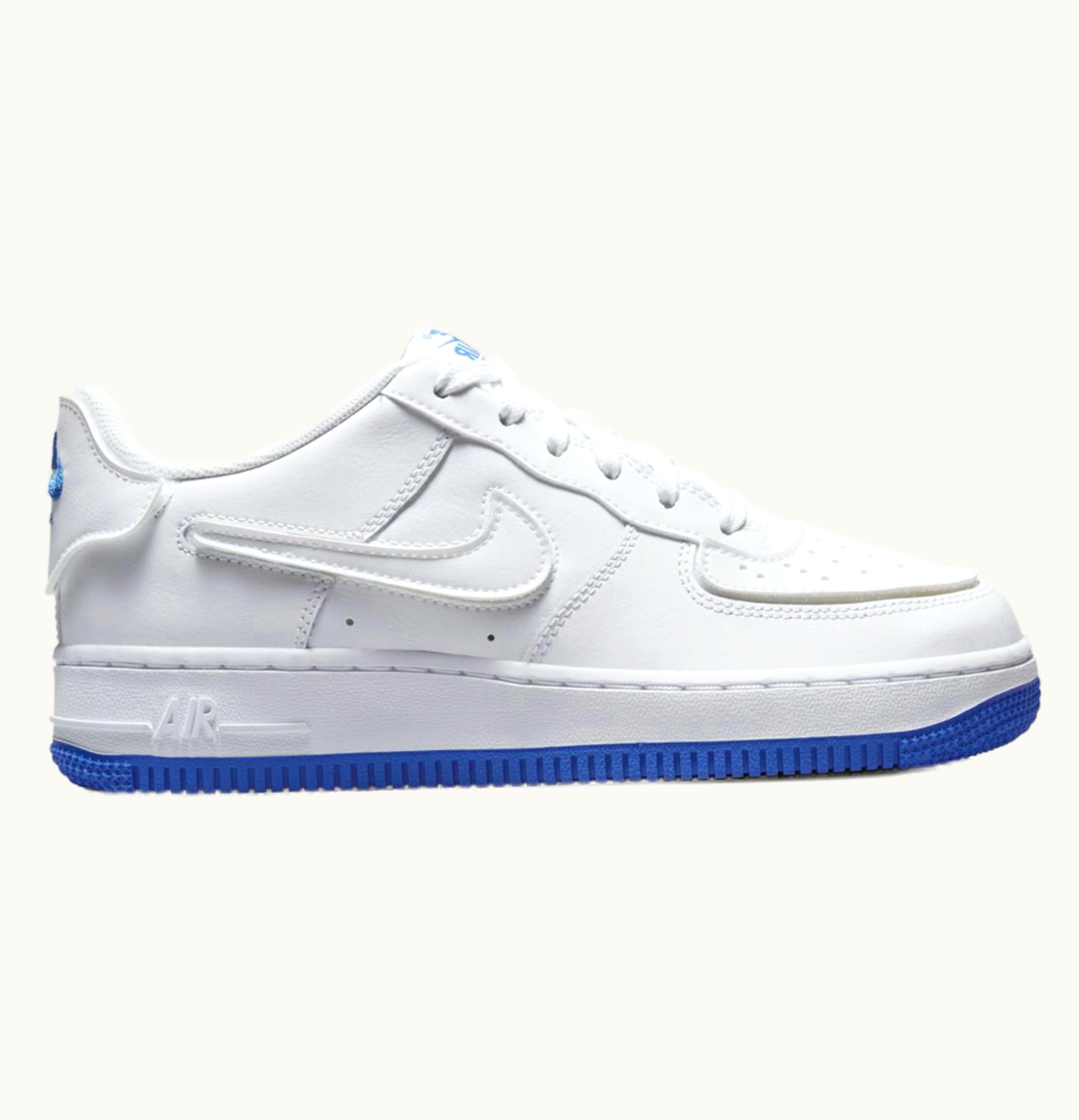 Nike Nike Air Force 1 1 White Royal Blue GS