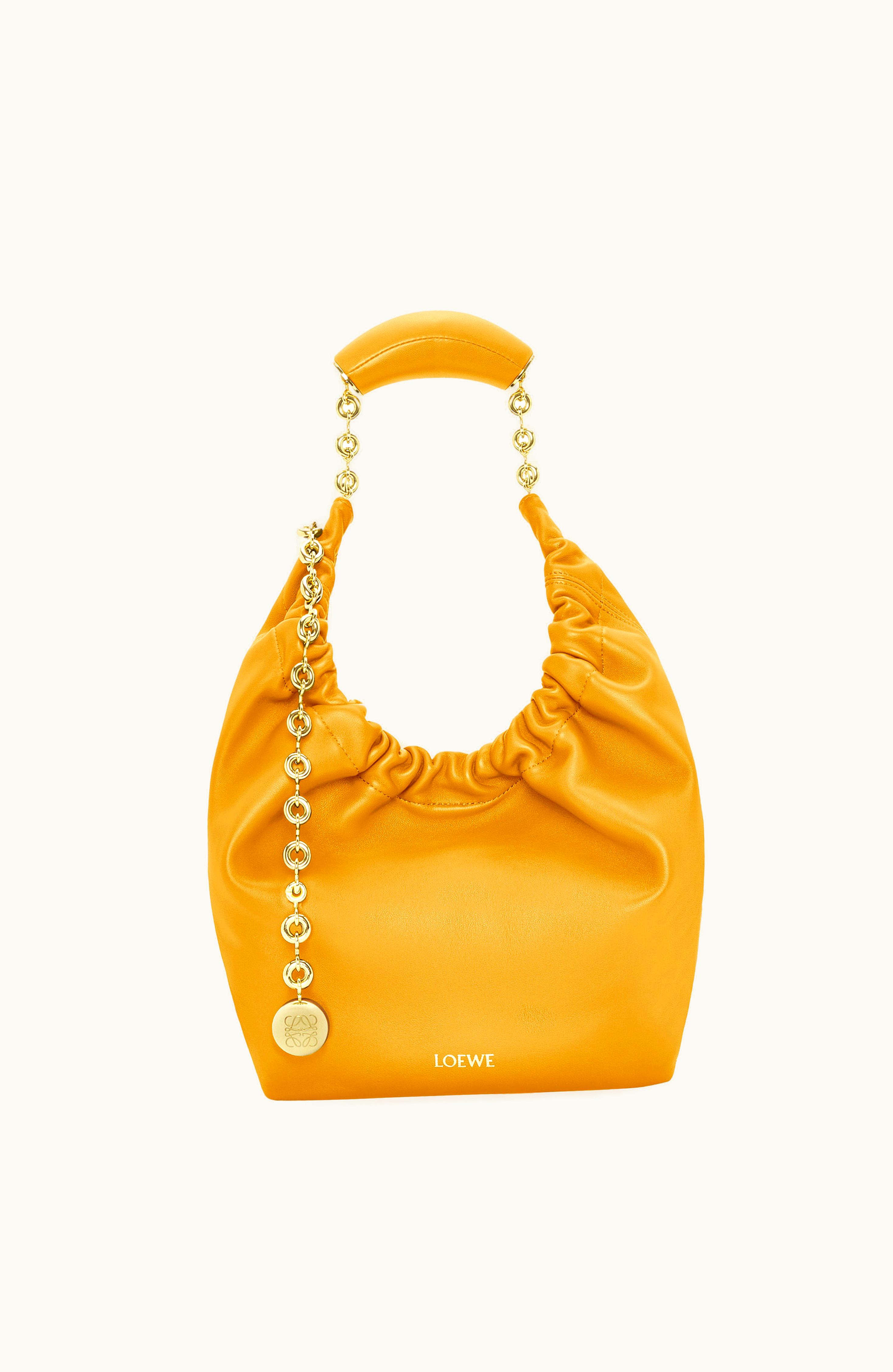 Loewe Loewe Small Squeeze Bag In Nappa Lambskin Sunflower